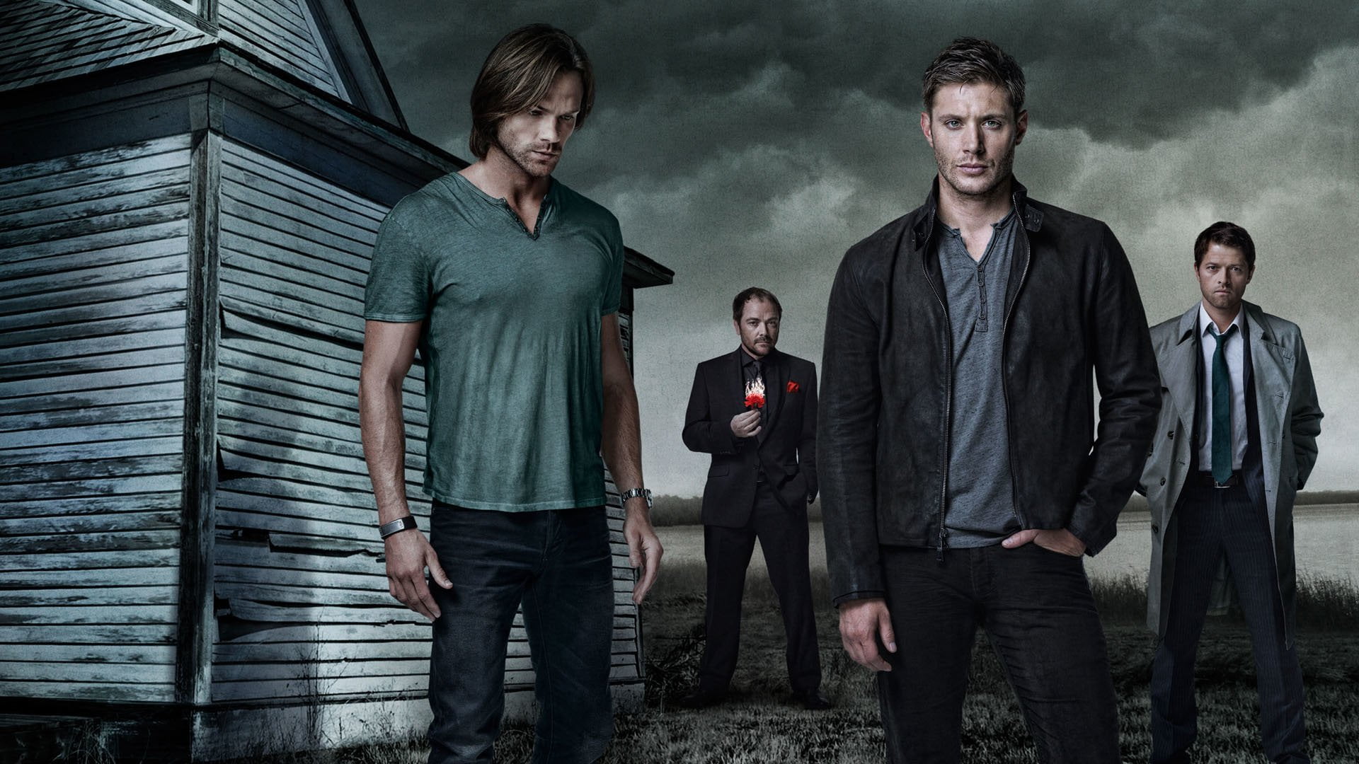 adult, 1080P, TV Show, males, business, coworker, standing, Supernatural, architecture, people, young men, supernaturals, men, front view, communication, HD Wallpaper