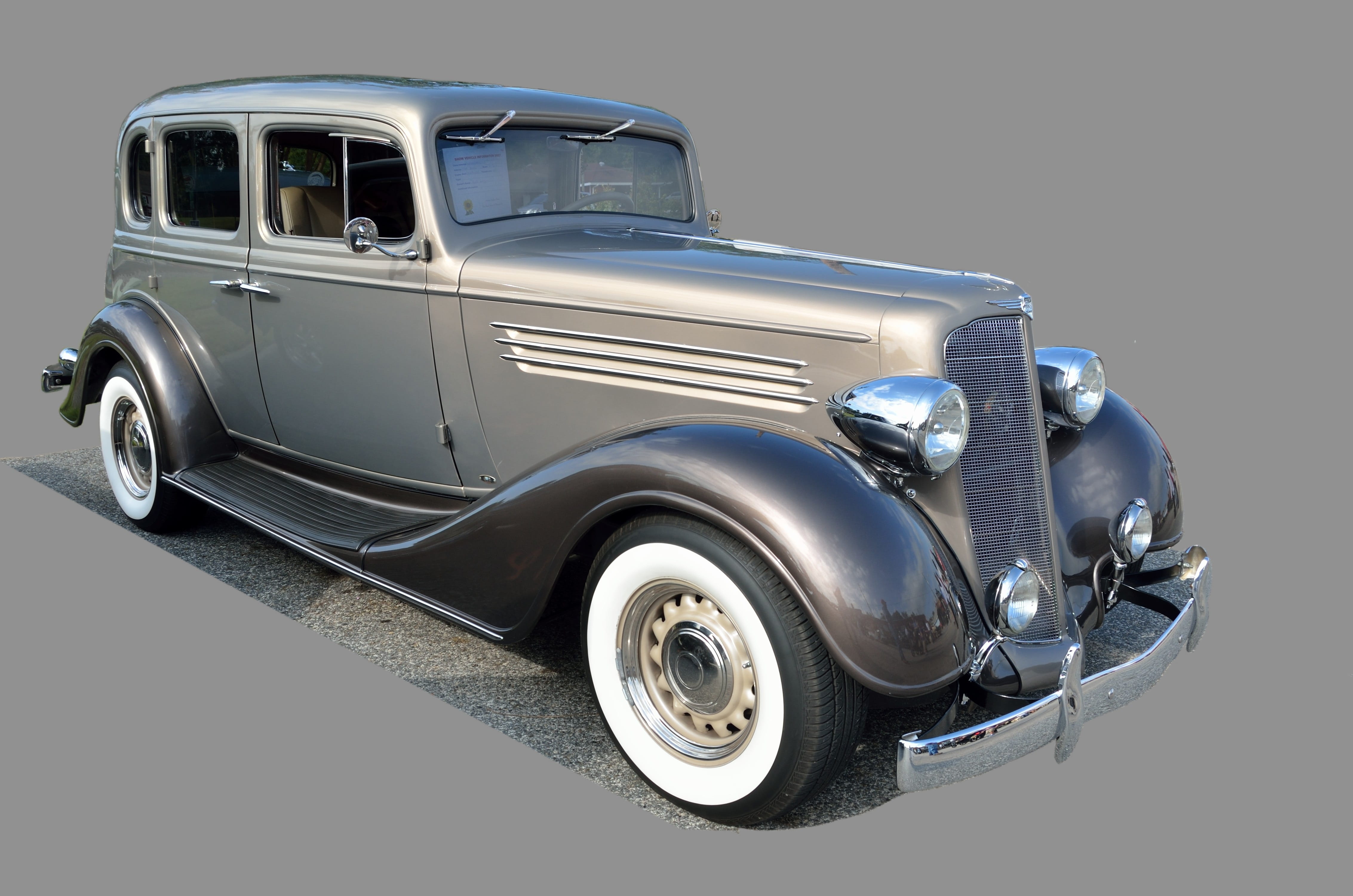 Old, sky, restore, american, mode of transportation, motor vehicle, antique, cut out, Classic, drive, hood, headlight, grid, automobile, machine, land vehicle, HD Wallpaper