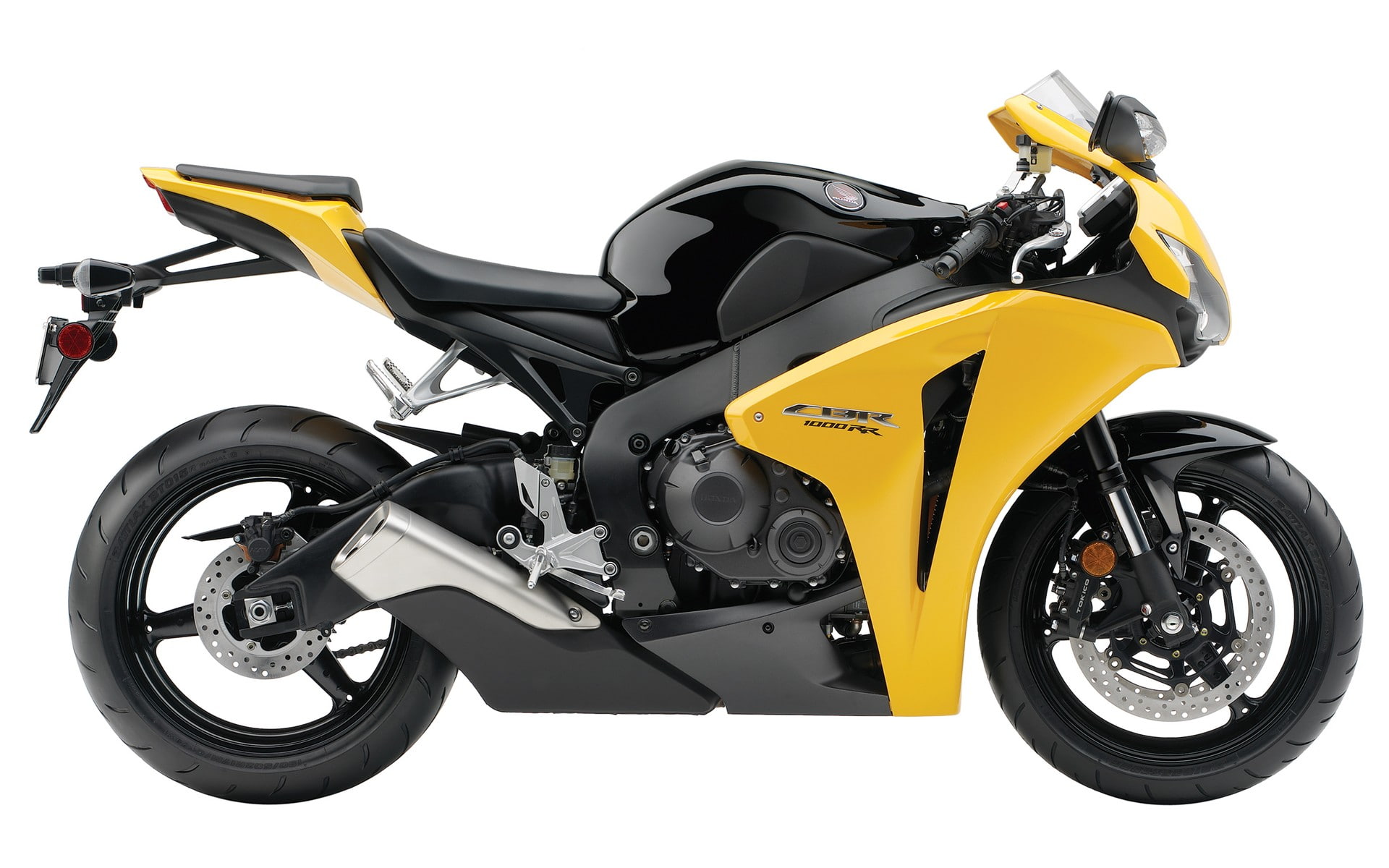 bikes, 1080P, rr, 2009, 1000rr, motorcycles, hd, cbr, honda, yellow, bikes and motorcycles, HD Wallpaper