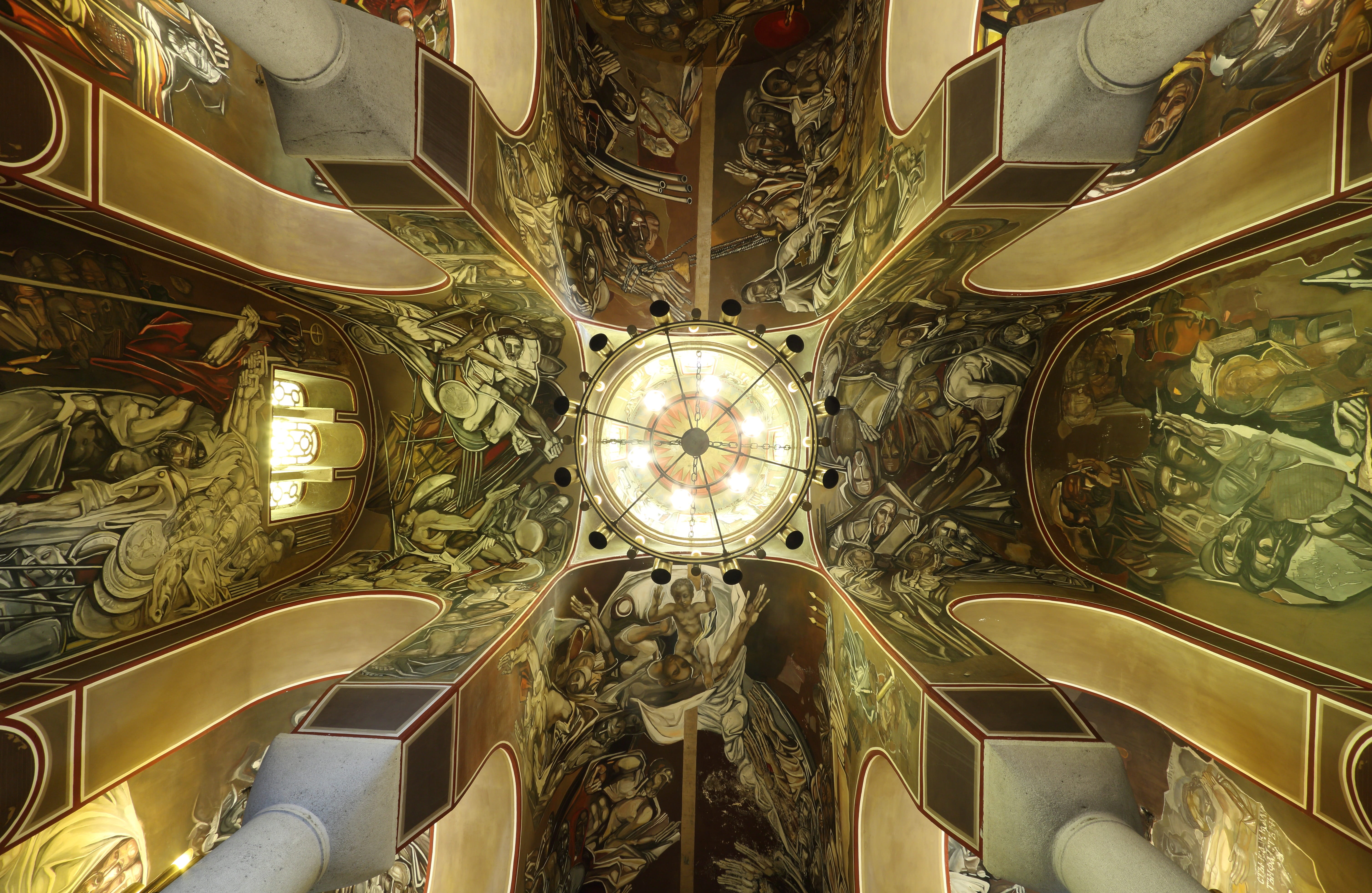 place of worship, architecture, representation, 5K, indoors, church, day, veliko tarnovo, stupid religion, illuminated, window, religion, belief, lighting equipment, HD Wallpaper