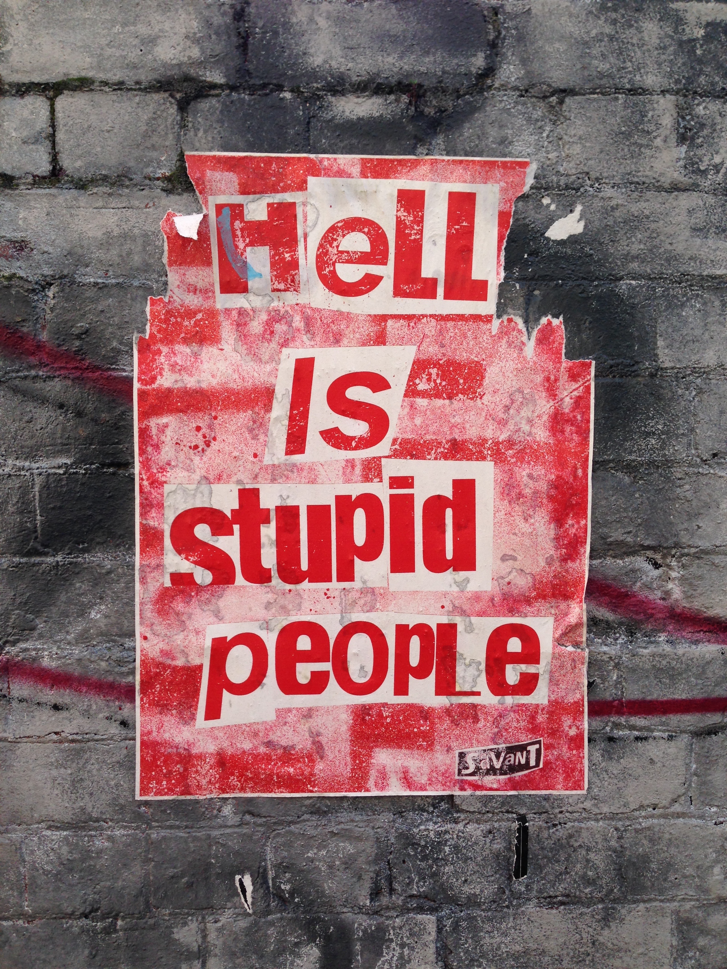 sign, western script, capital letter, art, information, warning sign, no people, stupid people, day, text, metal, information sign, communication, networking, Phone HD Wallpaper