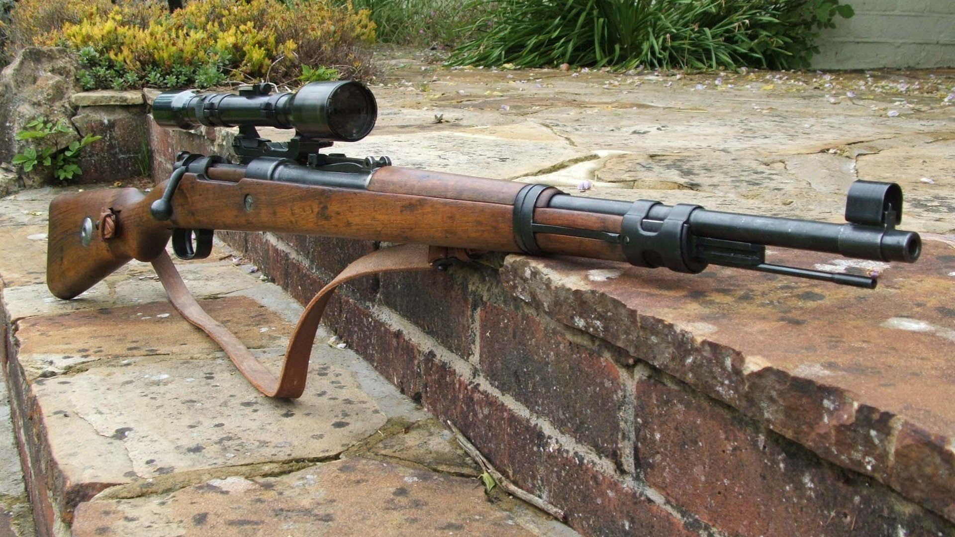 Rifles, Mauser Kar98k, gun, Mauser, Bolt action rifle, 1080P, HD Wallpaper