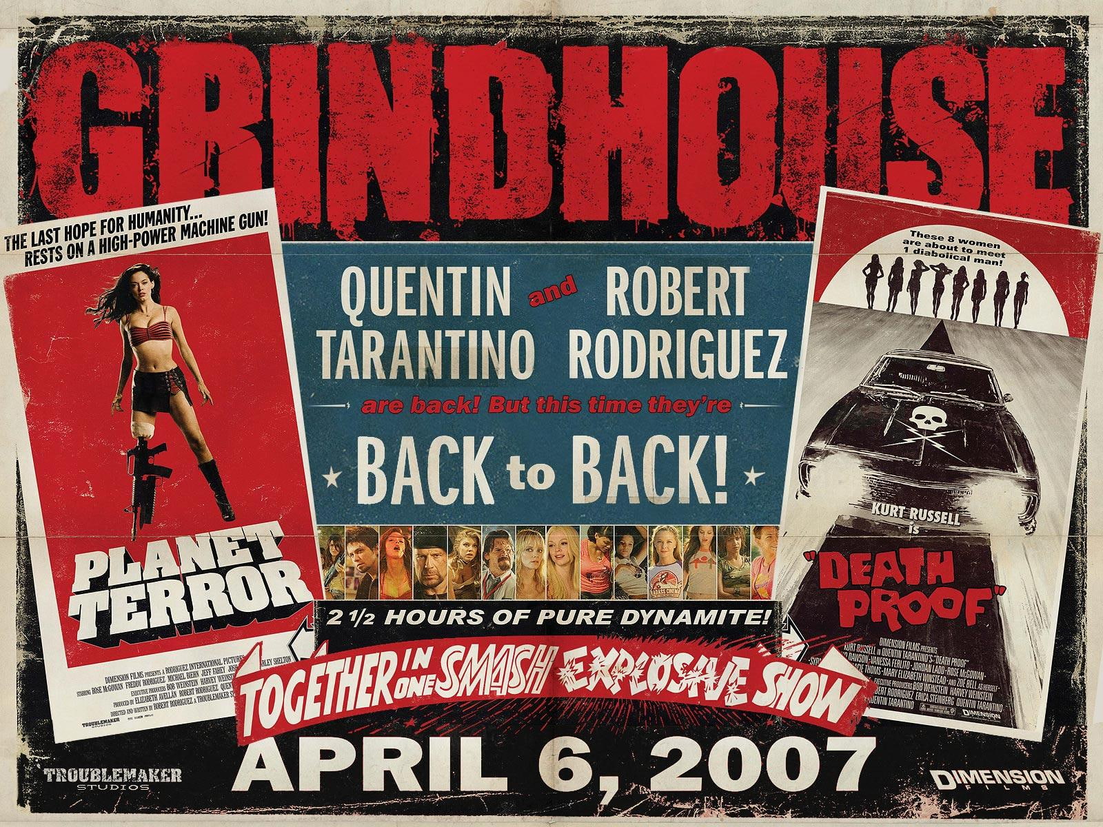 grindhouse, poster, planet, terror, movie, 720P, death, proof, HD Wallpaper