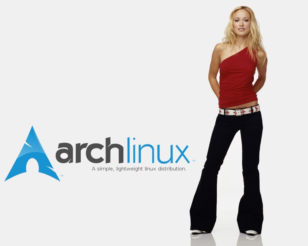 Olivia Wilde, x, technology, arch, linux, wilde, art, 720P, olivia, hd, HD Wallpaper