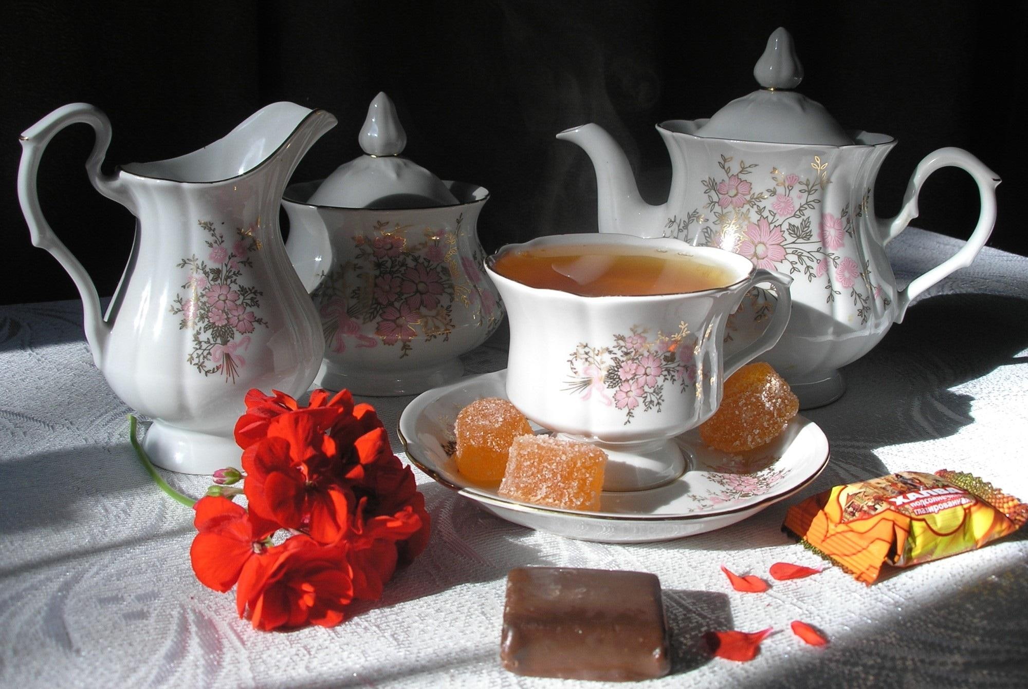 flowers, time, 1080P, sweet, coffee, something, drin, food, HD Wallpaper