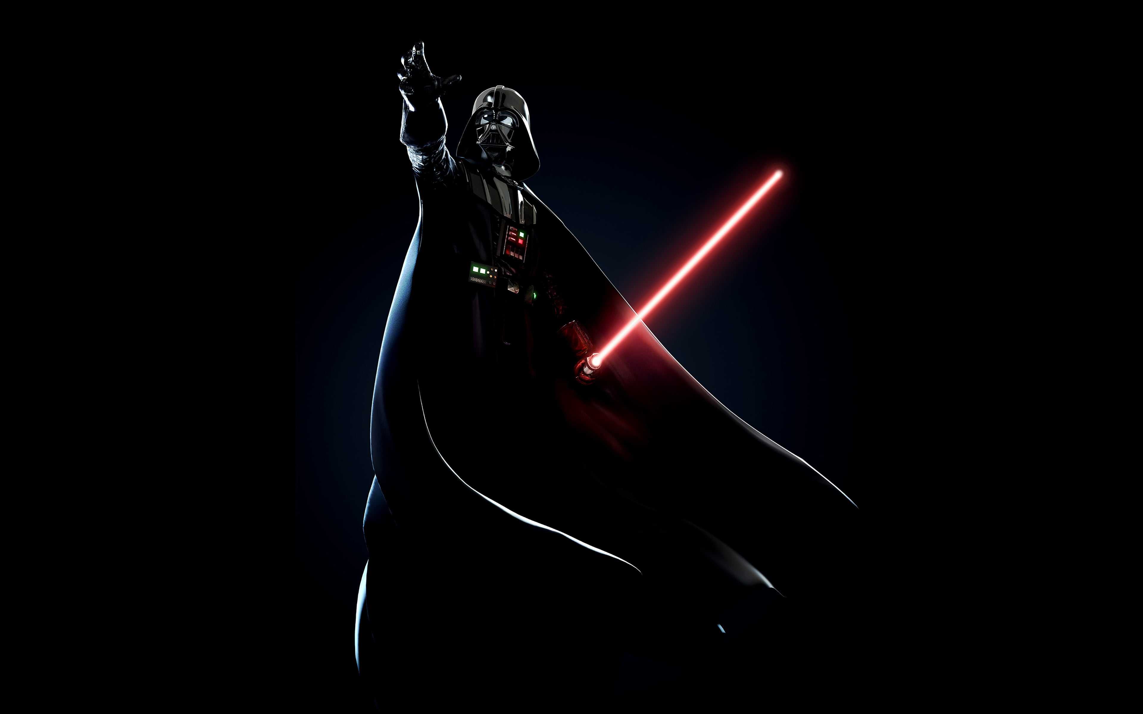 arts culture and entertainment, indoors, black background, darth, creativity, art, illuminated, light - natural phenomenon, risk, 4K, something, human representation, HD Wallpaper