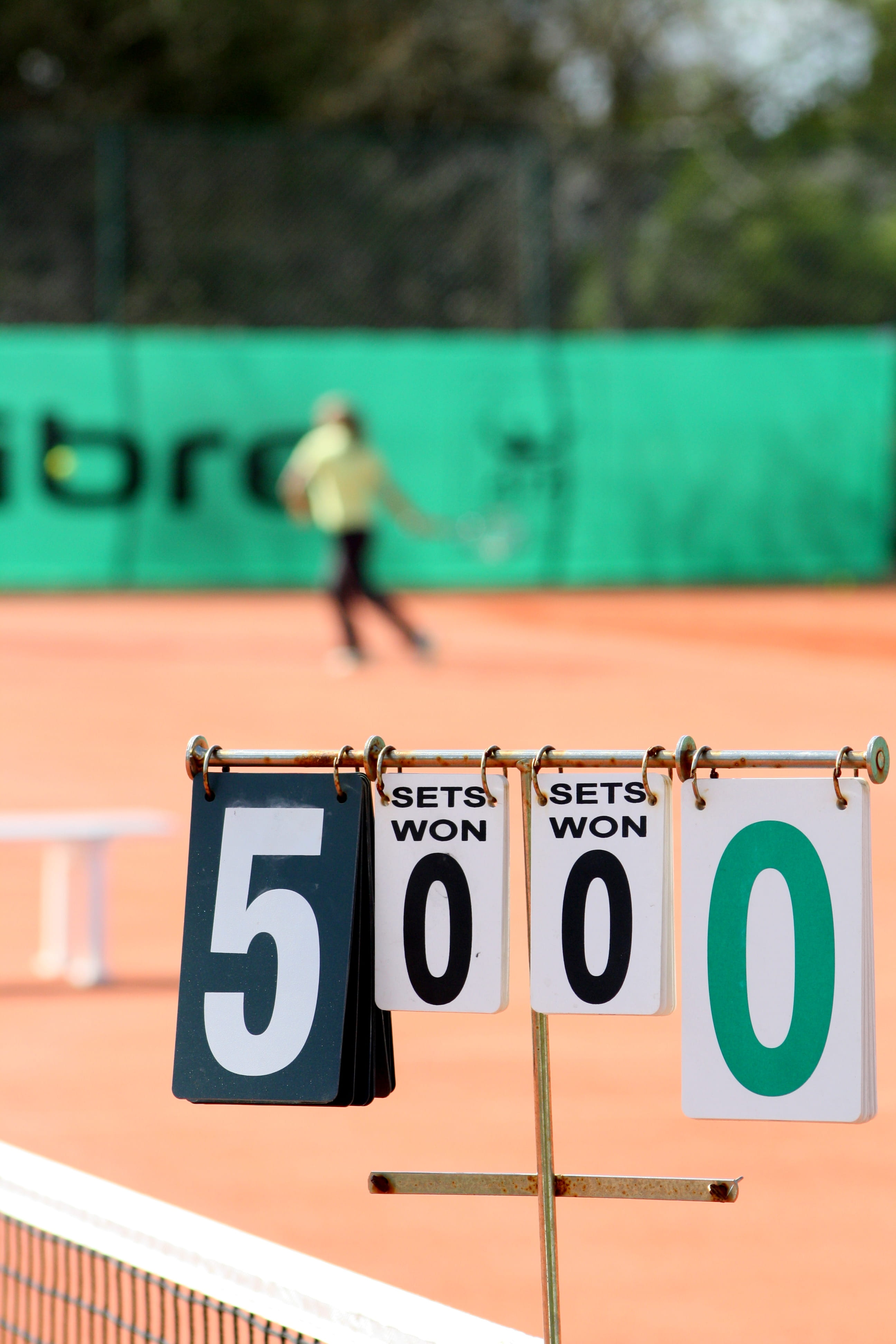 game, scoring, no people, number, nature, communication, tennis, macro, sport, information sign, tennis court, black color, sunlight, numbers, text, wall - building feature, Phone HD Wallpaper