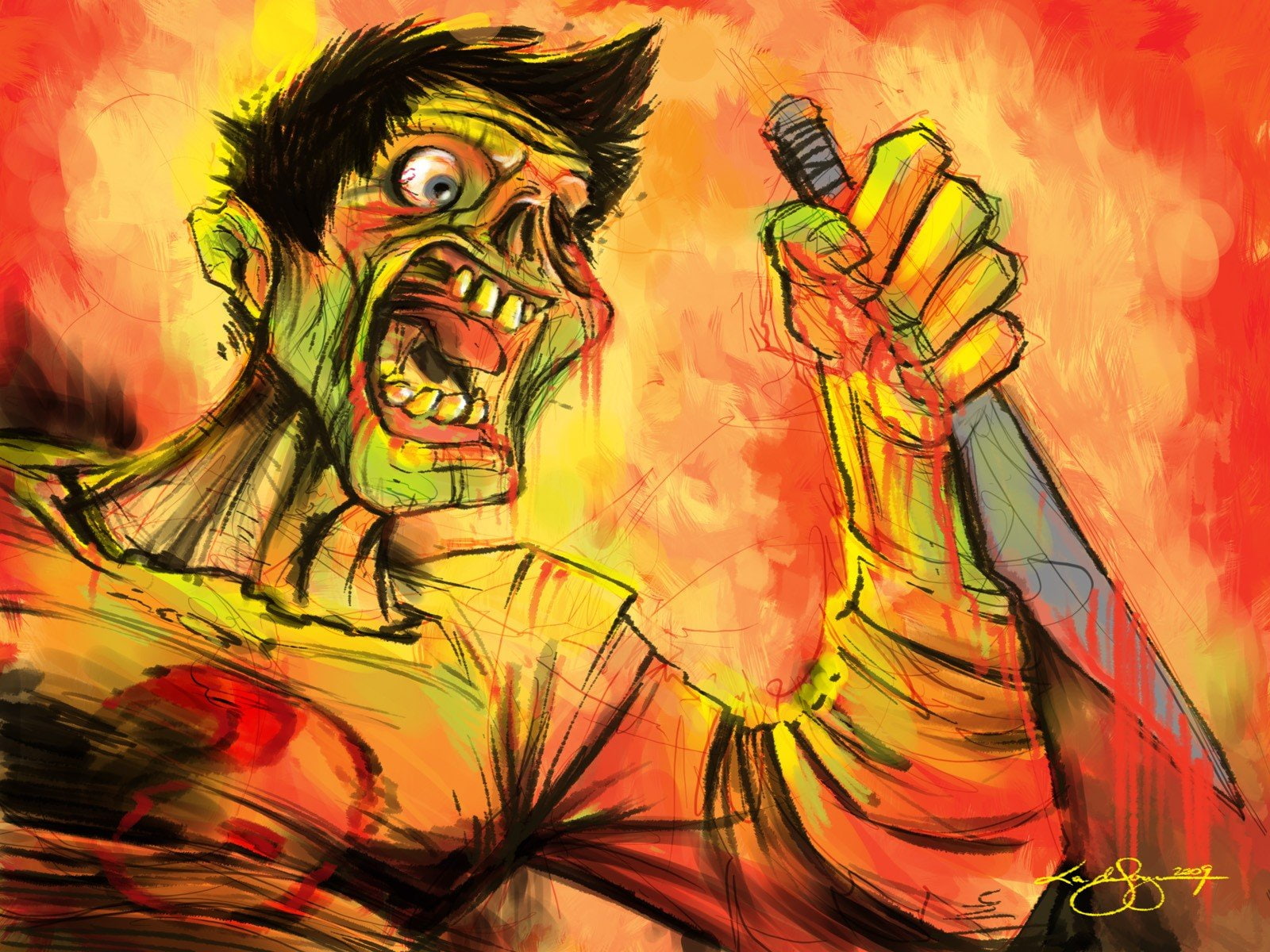 sohmer, ryan, 720P, lar, desouza, zombies, HD Wallpaper
