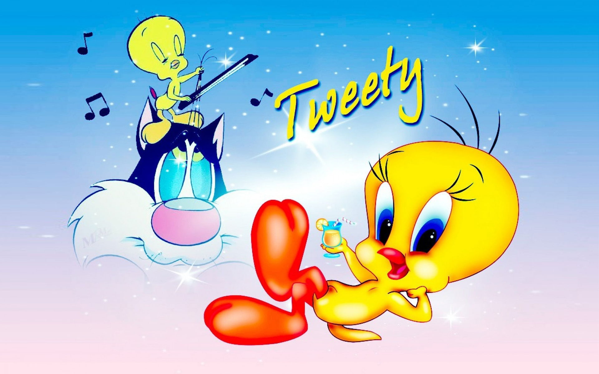 hd, bird, cartoons, tweety, computer, desktop, 1080P, HD Wallpaper