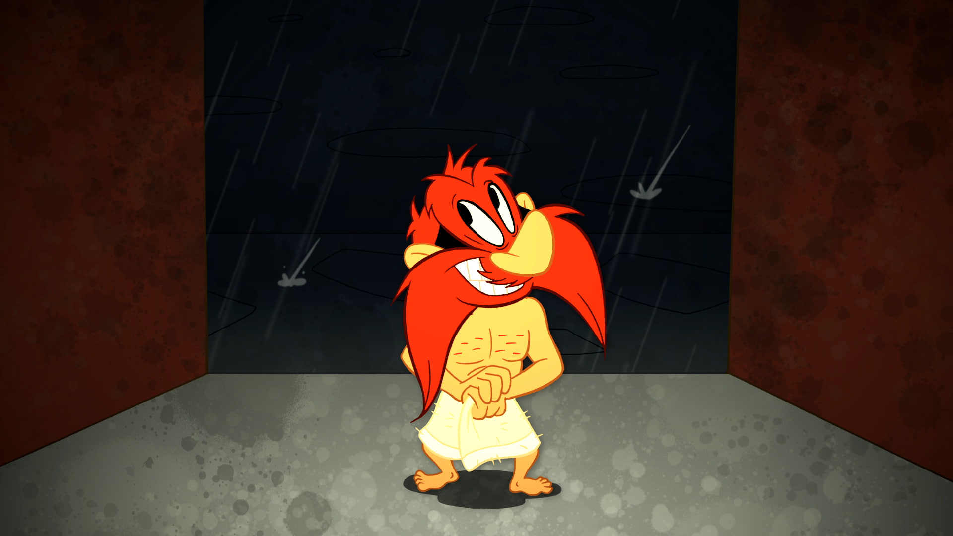 sam, looney, 1080P, tunes, yosemite, HD Wallpaper