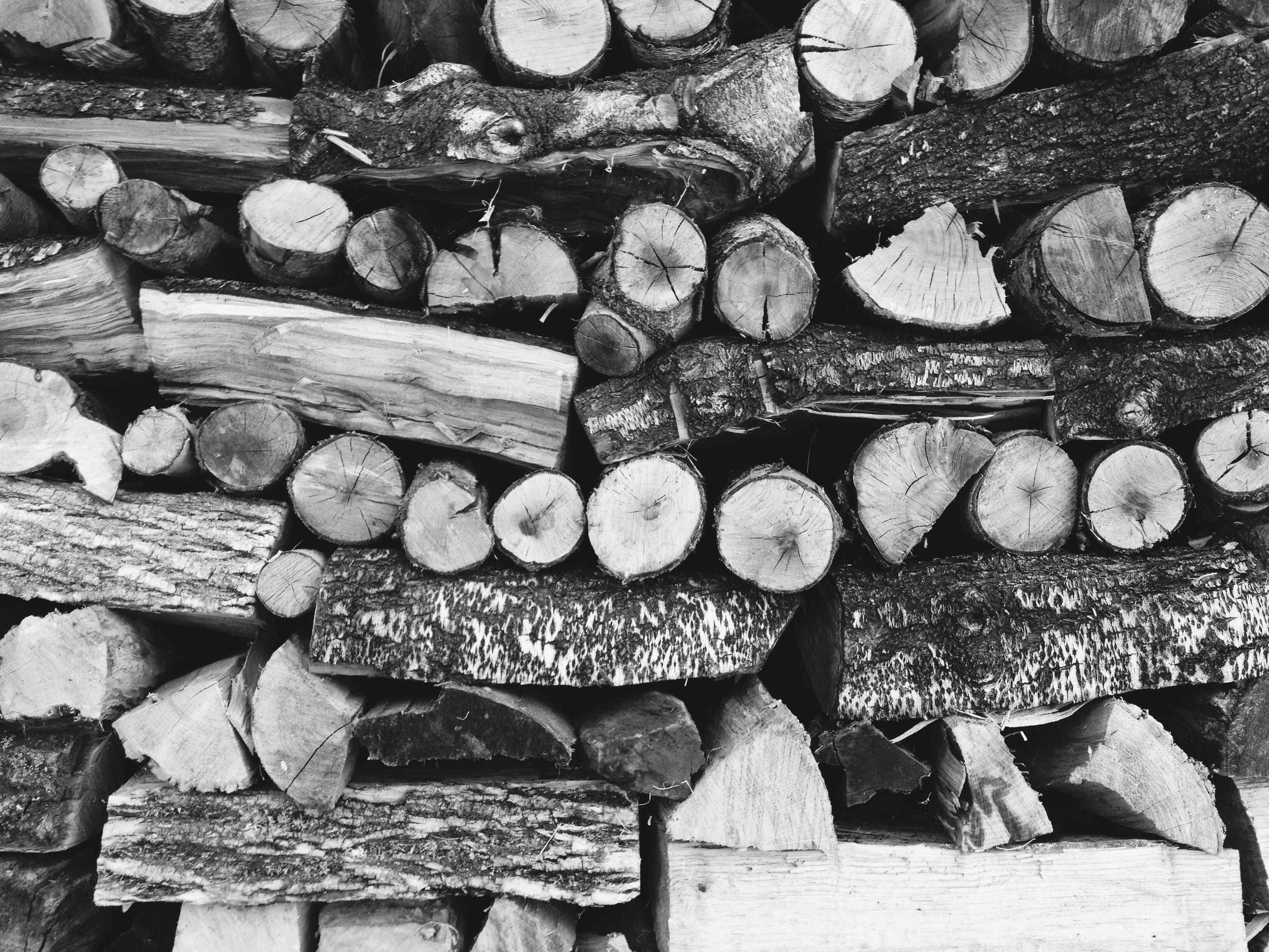 no people, forest, wood, firewood, stack, arrangement, fossil fuel, united states, black, pile, heap, large group of objects, tree, texture, woodpile, yuba city, HD Wallpaper
