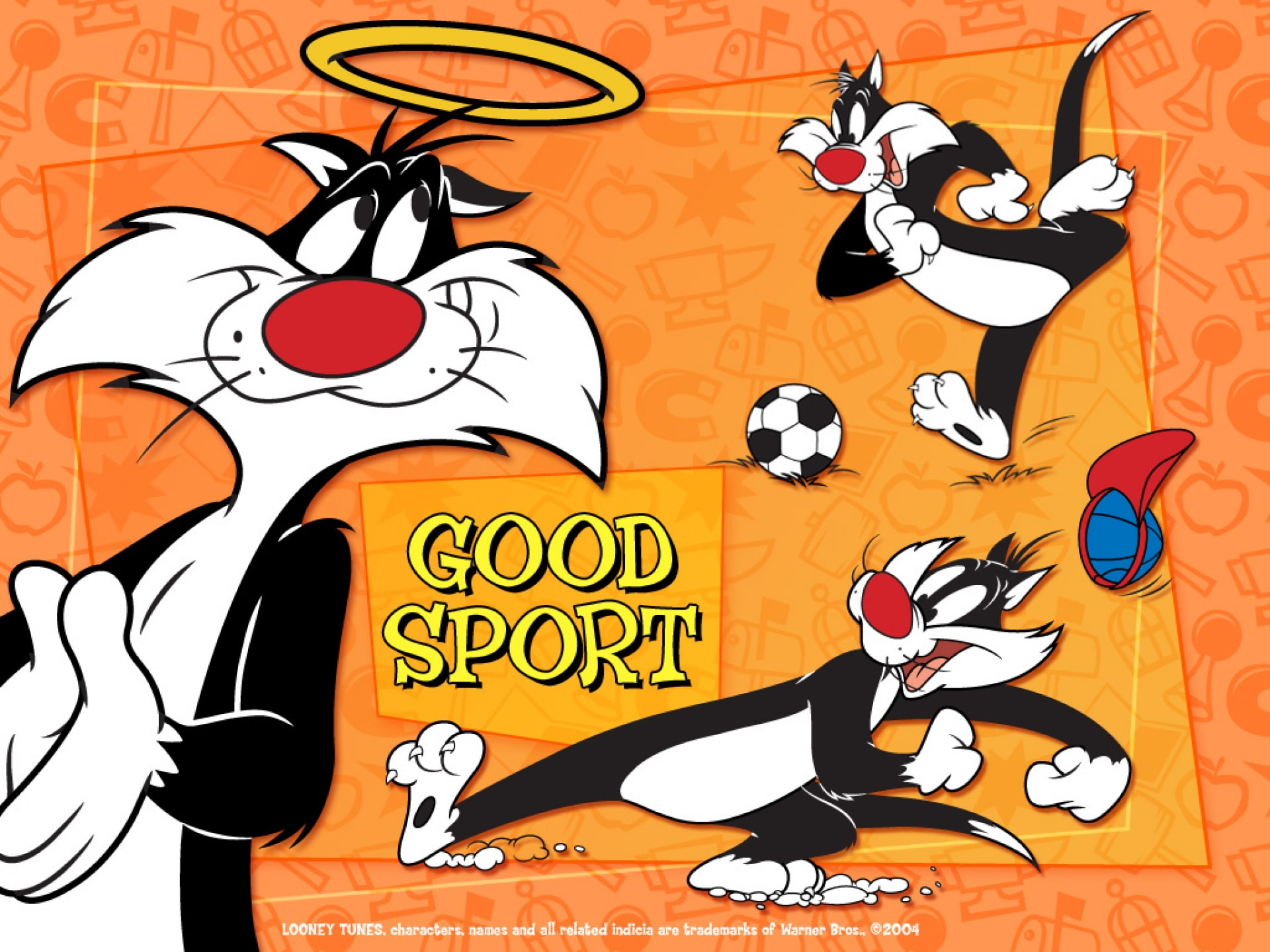 sylvester, 1080P, tunes, looney, HD Wallpaper