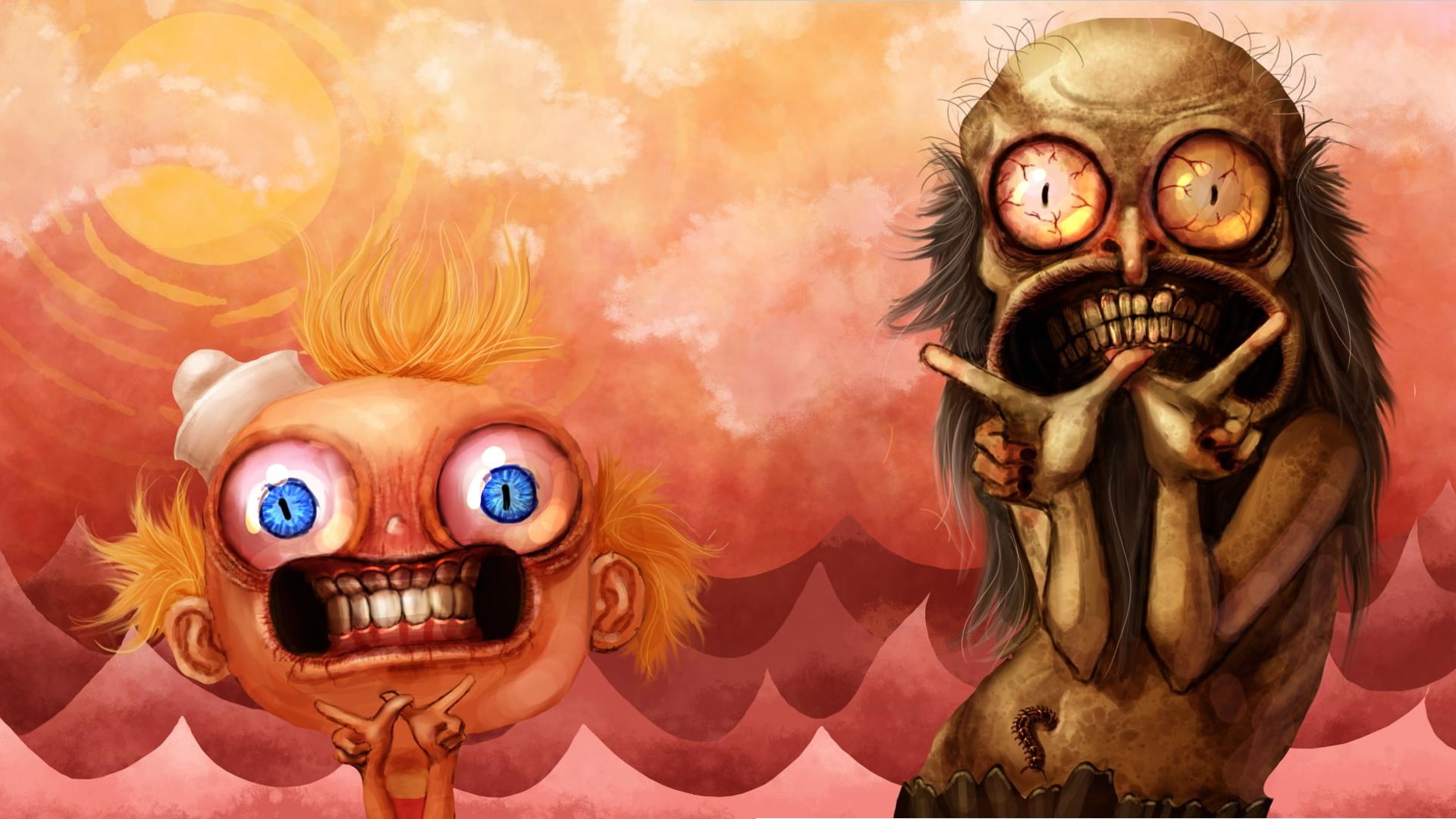 horror, marvelous, 1080P, misadventures, monsters, humor, dark, flapjack, HD Wallpaper