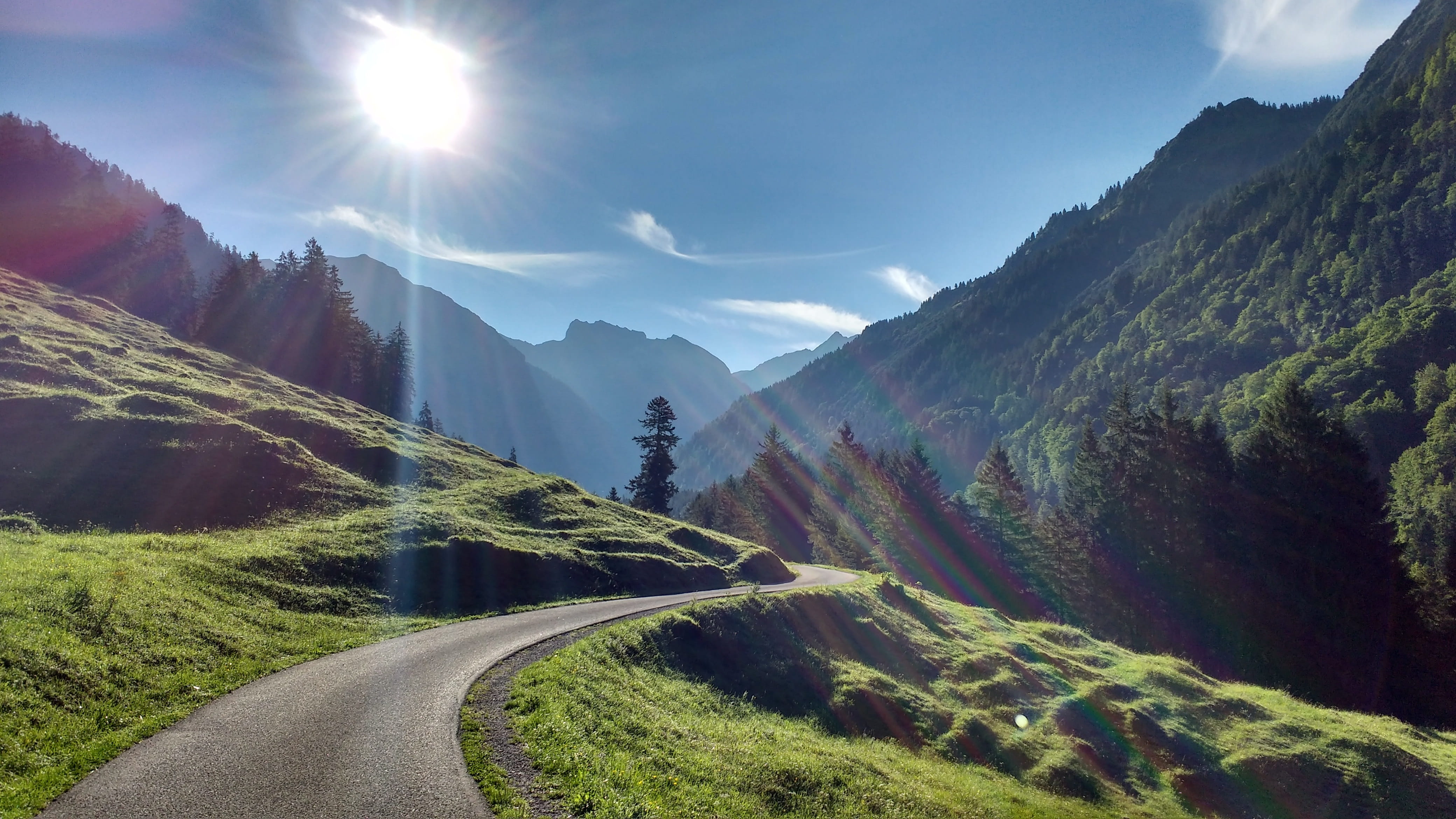 scenics - nature, environment, no people, idyllic, tranquility, mountain range, oytal, the way forward, plant, outdoor, foghorn, nature, vacations, oberstdorf, HD Wallpaper