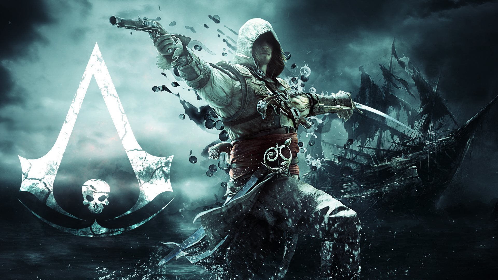 indoors, women, backgrounds, smoke - physical structure, nATO, pirate, metal, art and craft, 1080P, war, digital composite, creativity, costume, ship, HD Wallpaper