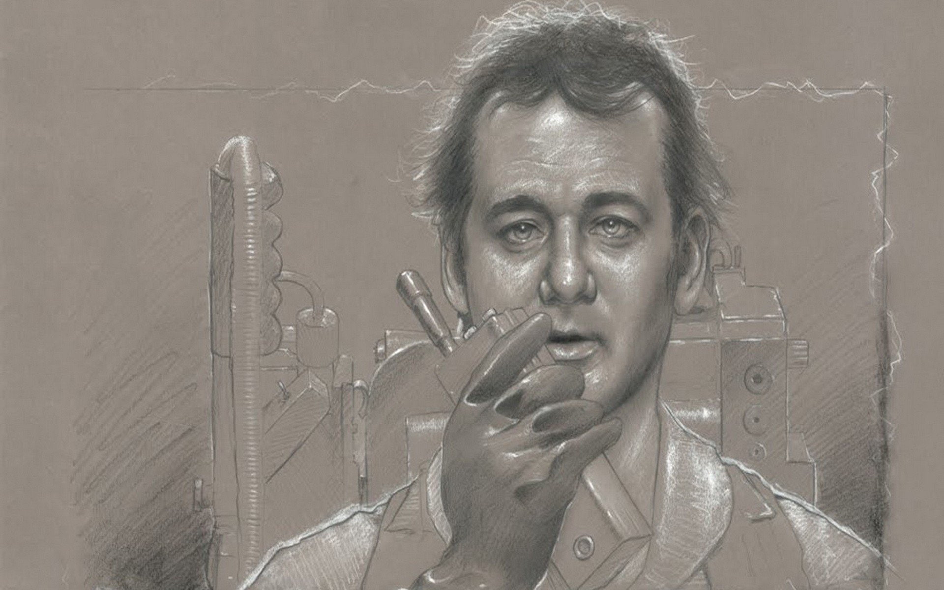 1080P, Ghostbusters, Bill Murray, HD Wallpaper