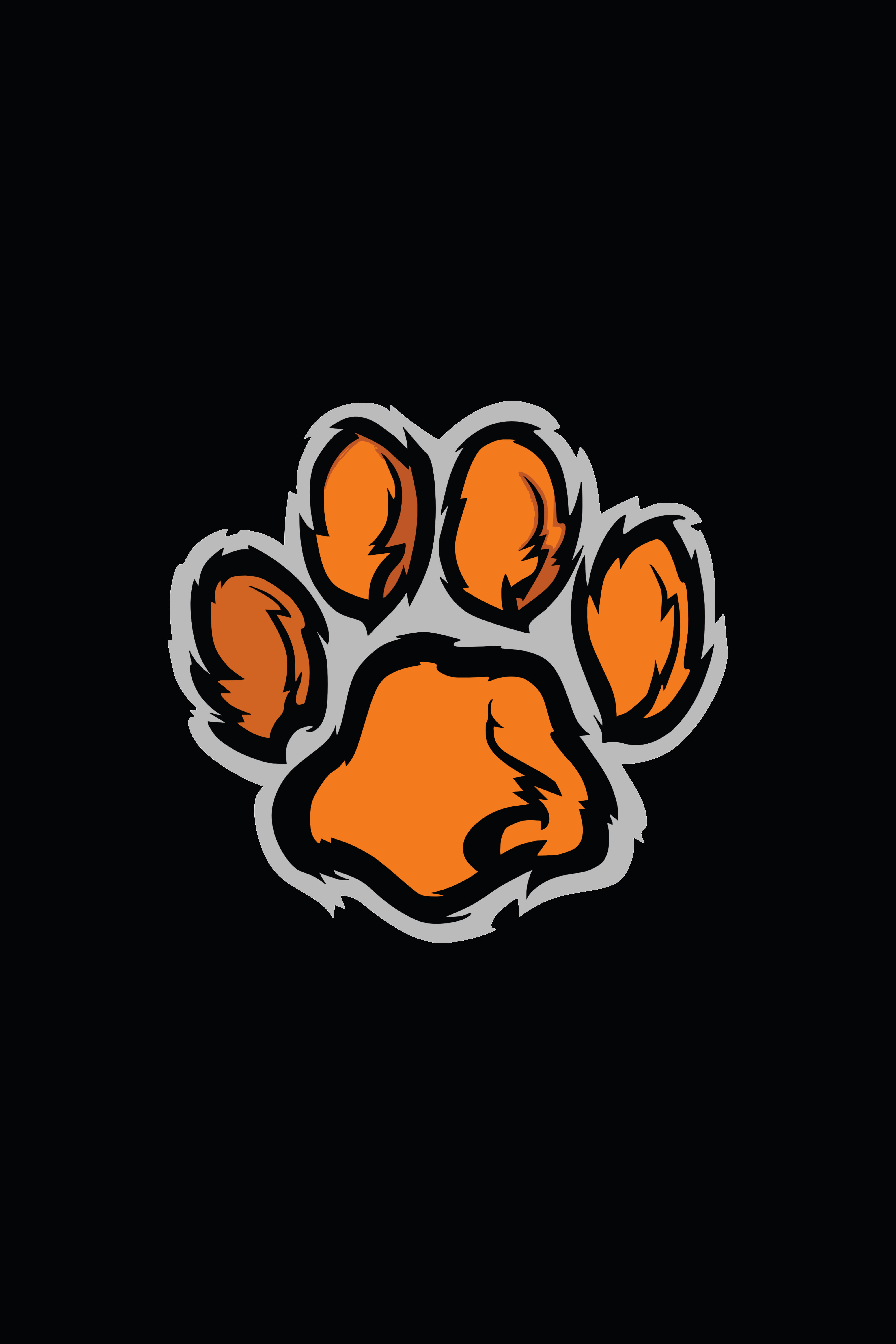 minimalism, imprint, 5K, trace, paw, Phone HD Wallpaper