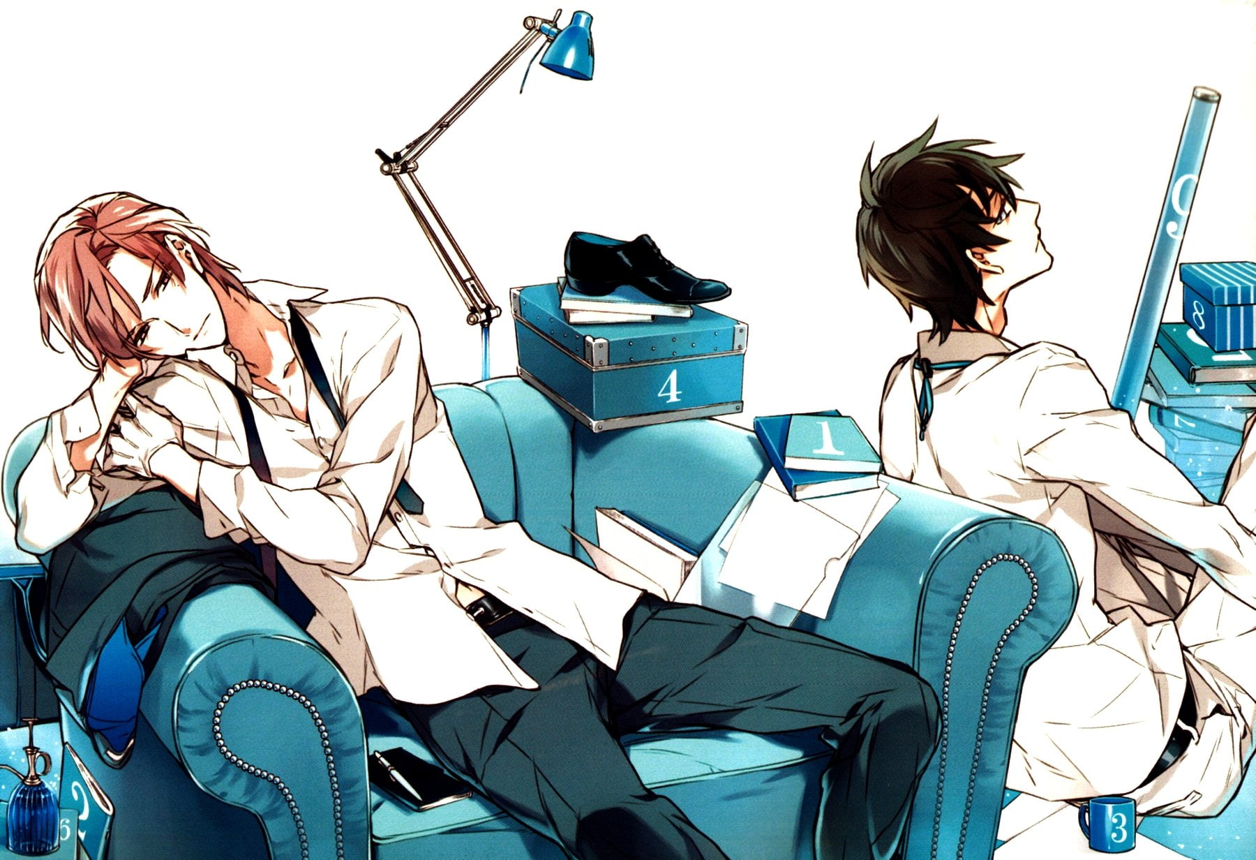 background, kurose, riku, tadaomi, count, ten, 720P, blue, light, shirotani, HD Wallpaper