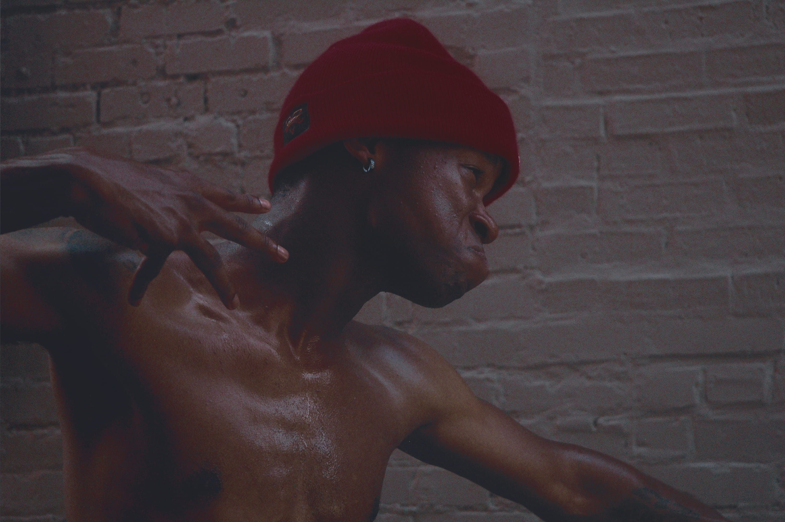 hands, looking, shirtless, clarksville, expressing, headshot, real people, krump, wall - building feature, wall, men, dancing, express, males, young adult, HD Wallpaper