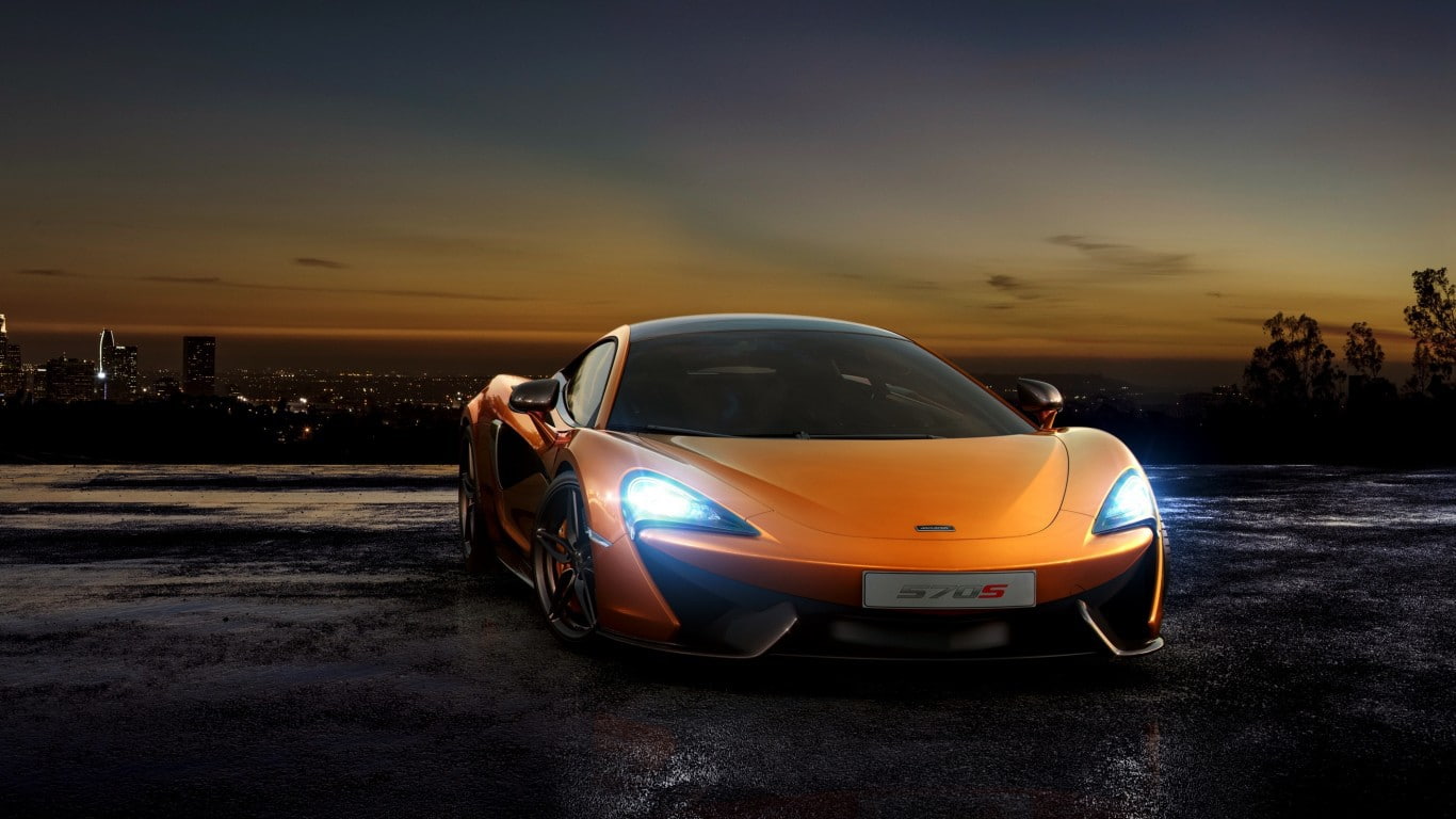 s, 570S, McLaren, 2015, sports, orange, Coupe, McLaren coupe, 720P, HD Wallpaper