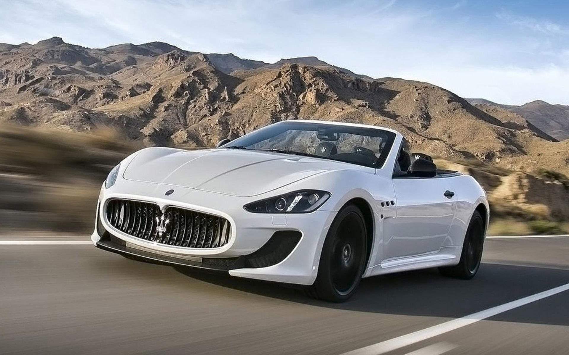 grancabrio, maserati, 1080P, cars, picture, 2012, white, HD Wallpaper