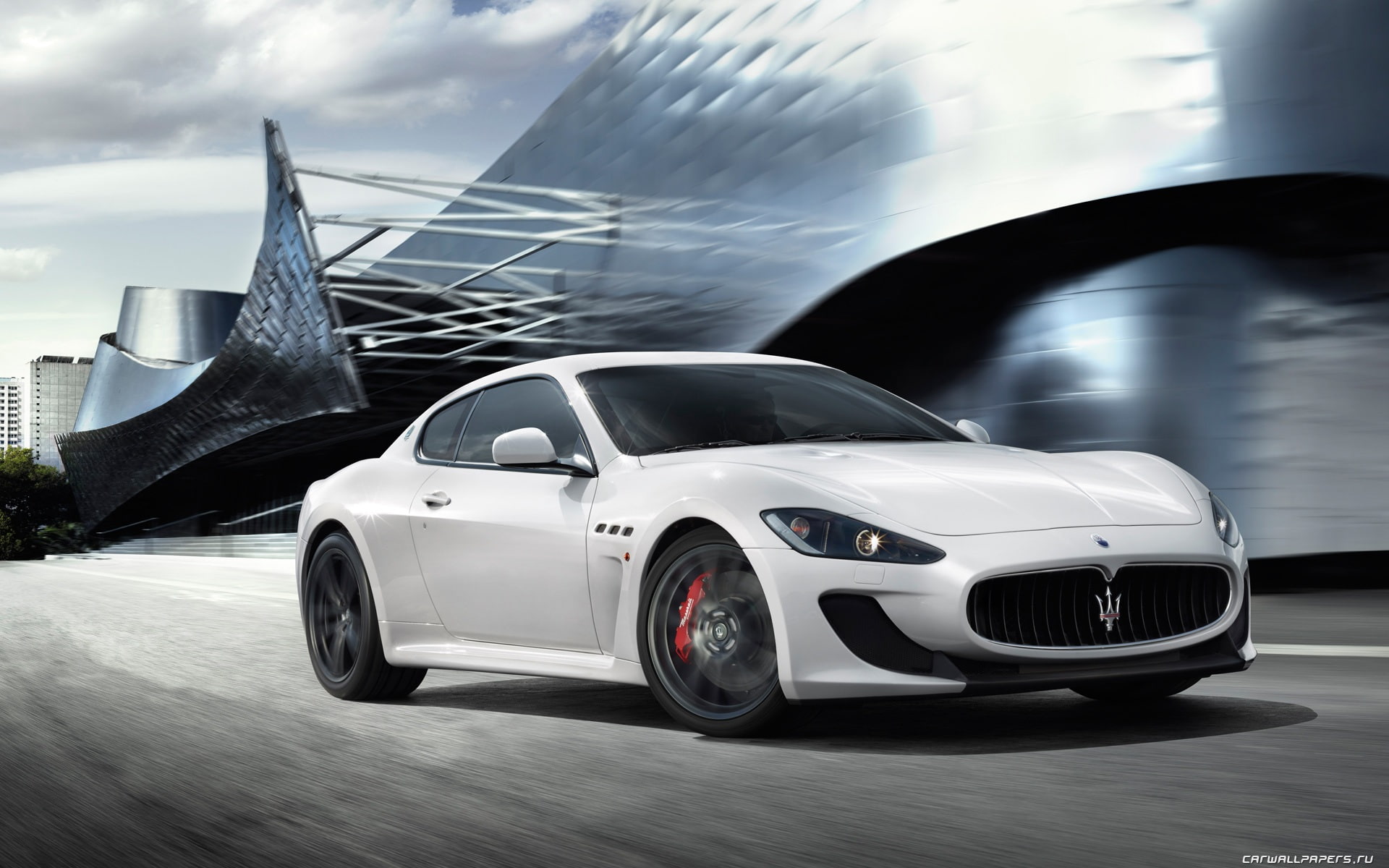 1080P, Maserati, mc, White, stradale, granturismo, HD Wallpaper