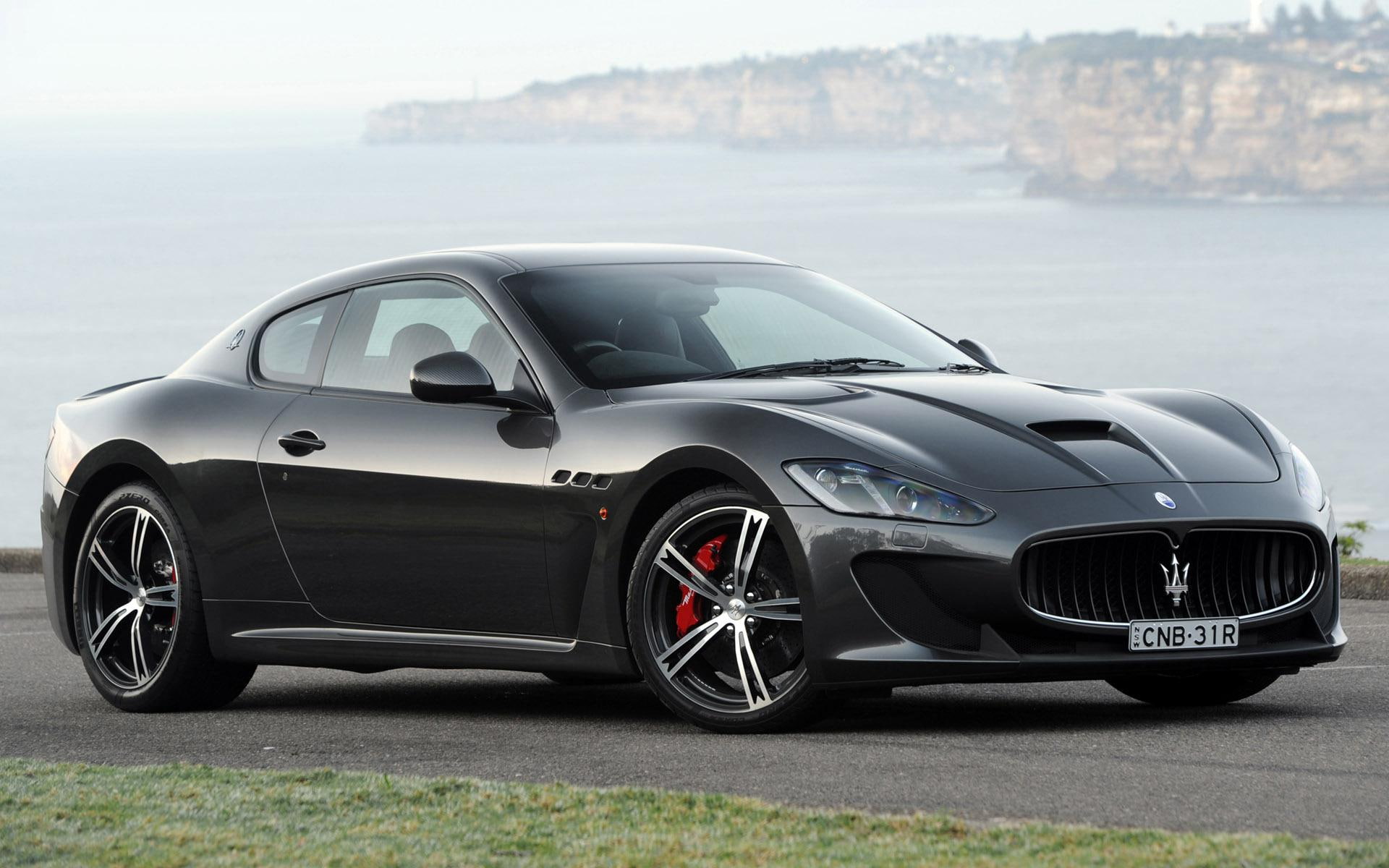 maserati, stradale, 1080P, mc, black, bmw, 1920x1200, cars, coupe, granturismo, maserati granturismo, HD Wallpaper