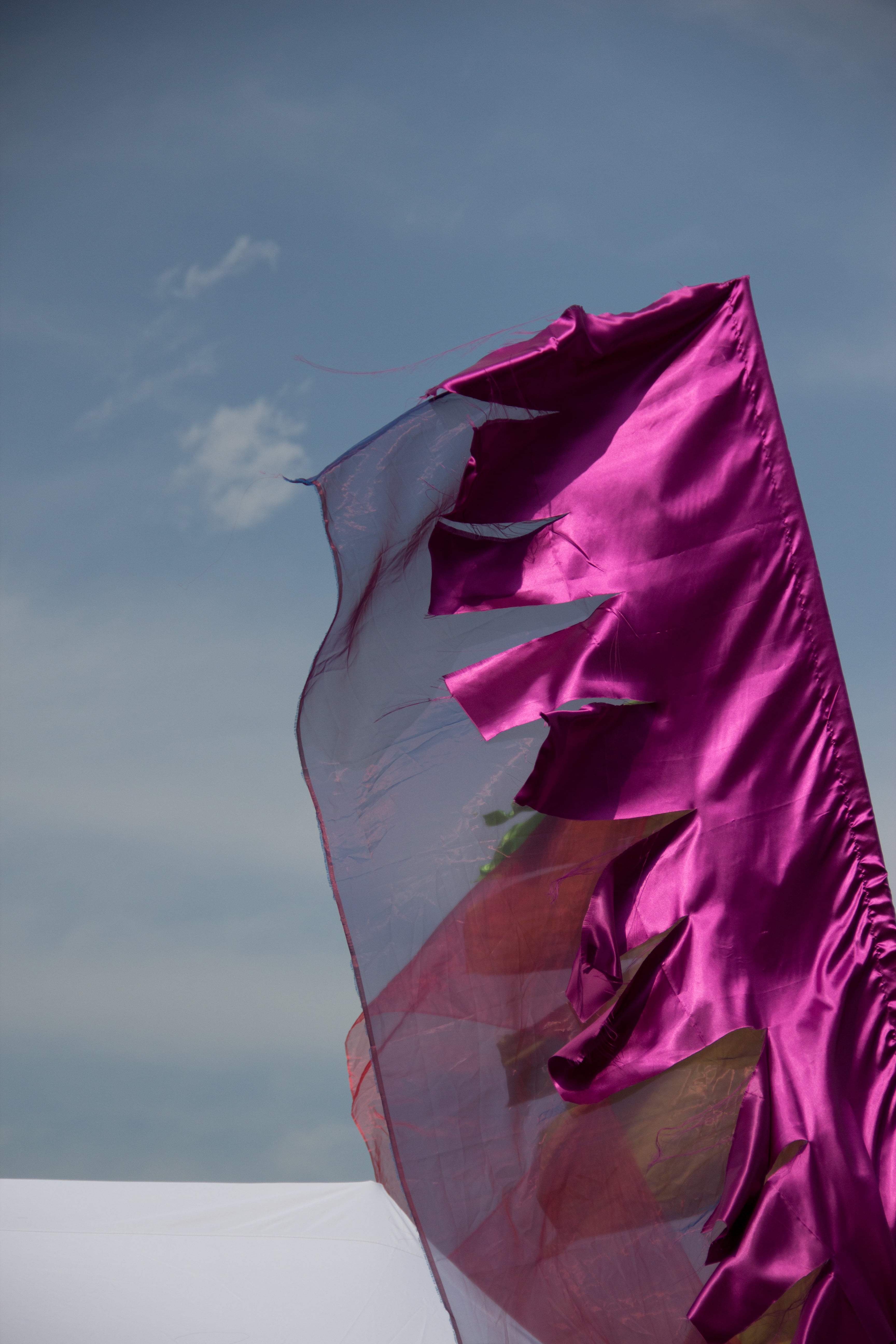 environment, side, textile, pink color, red, outdoors, pink, low angle view, gay parade beaten up, wind, amsterdam, sky, day, sunlight, digital composite, Phone HD Wallpaper