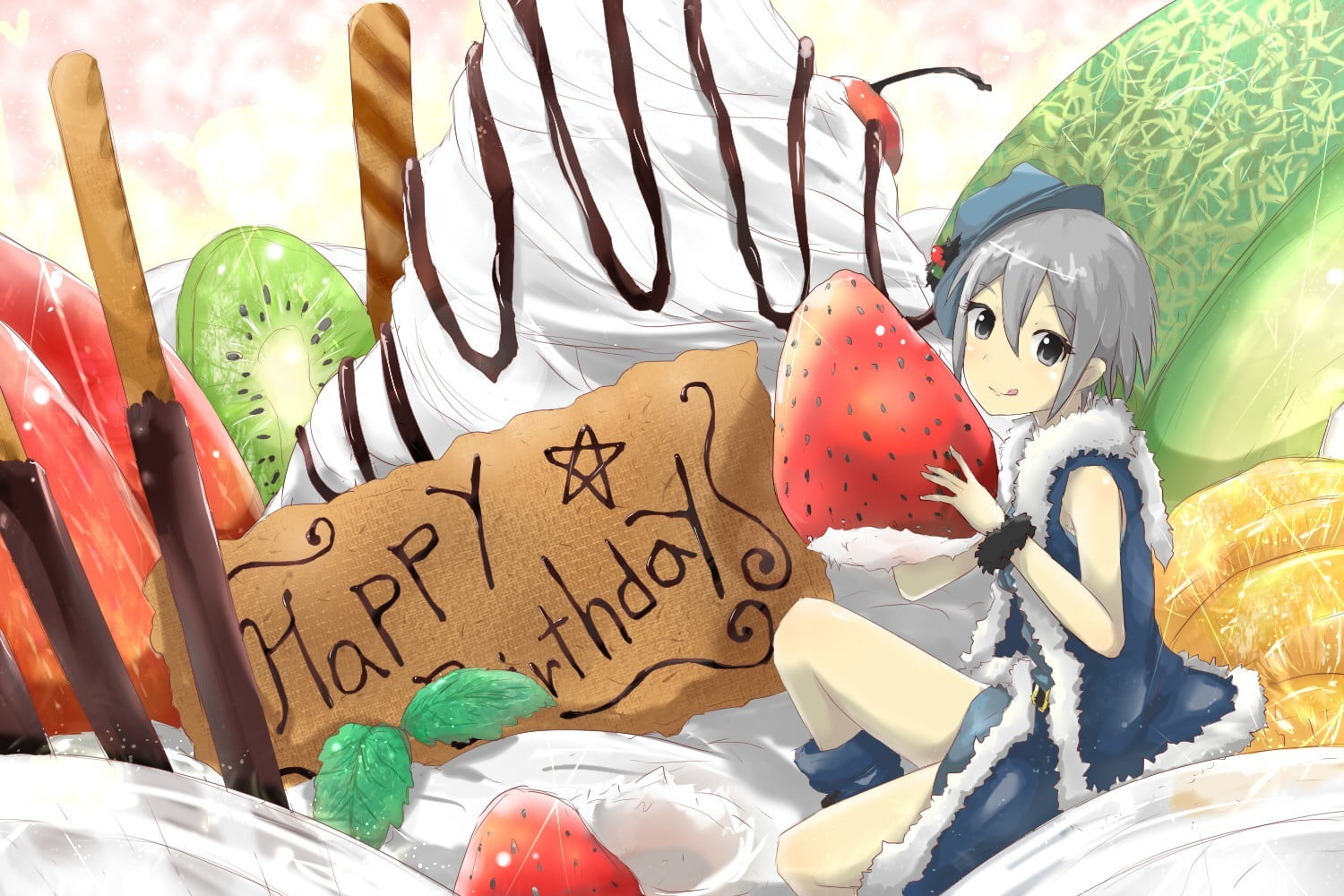 indoors, close-up, message, creativity, multi colored, human representation, western script, representation, happy birthday, original characters, sweet, HD Wallpaper