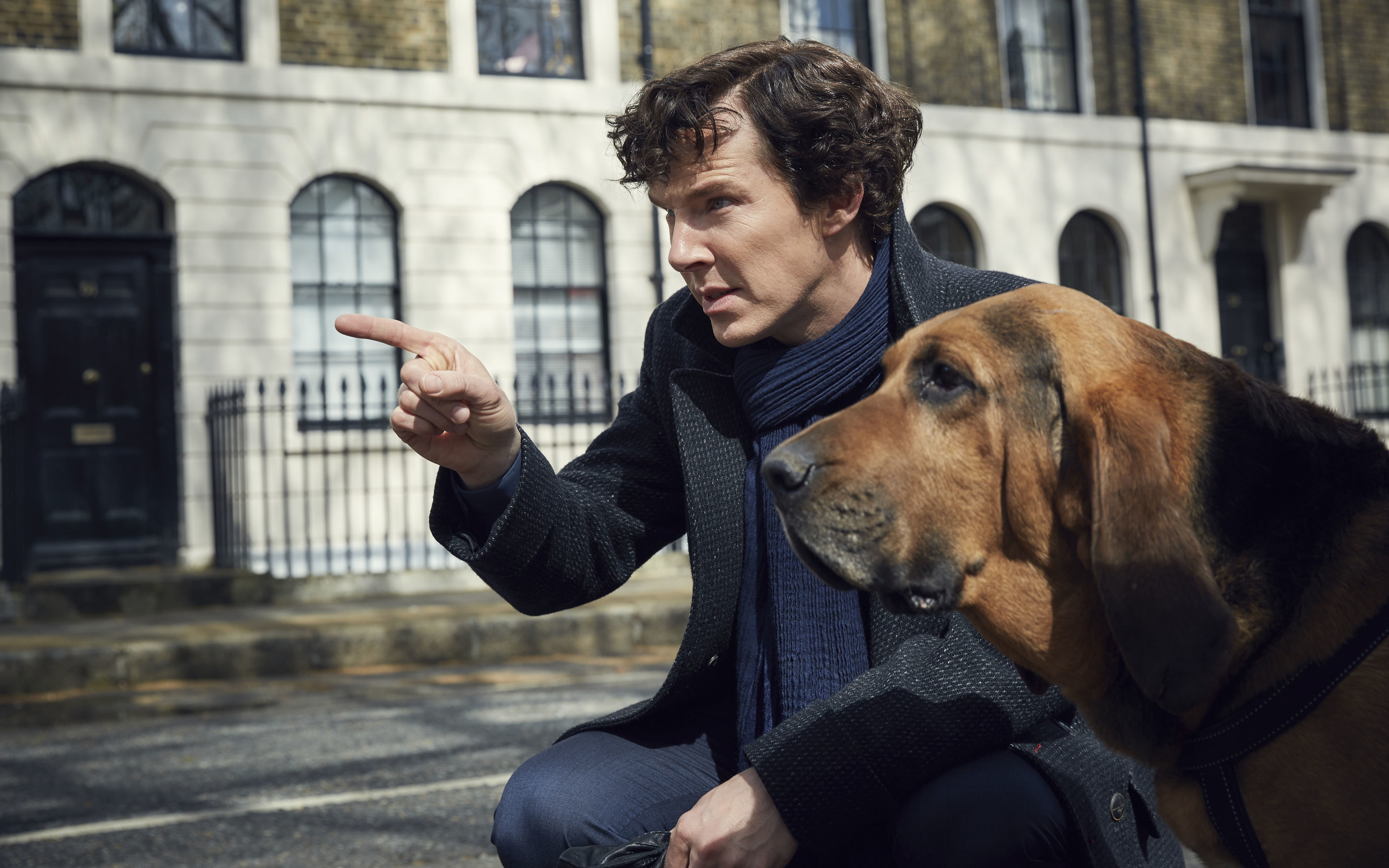 4K, Sherlock Holmes, Benedict Cumberbatch, Sherlock, HD Wallpaper