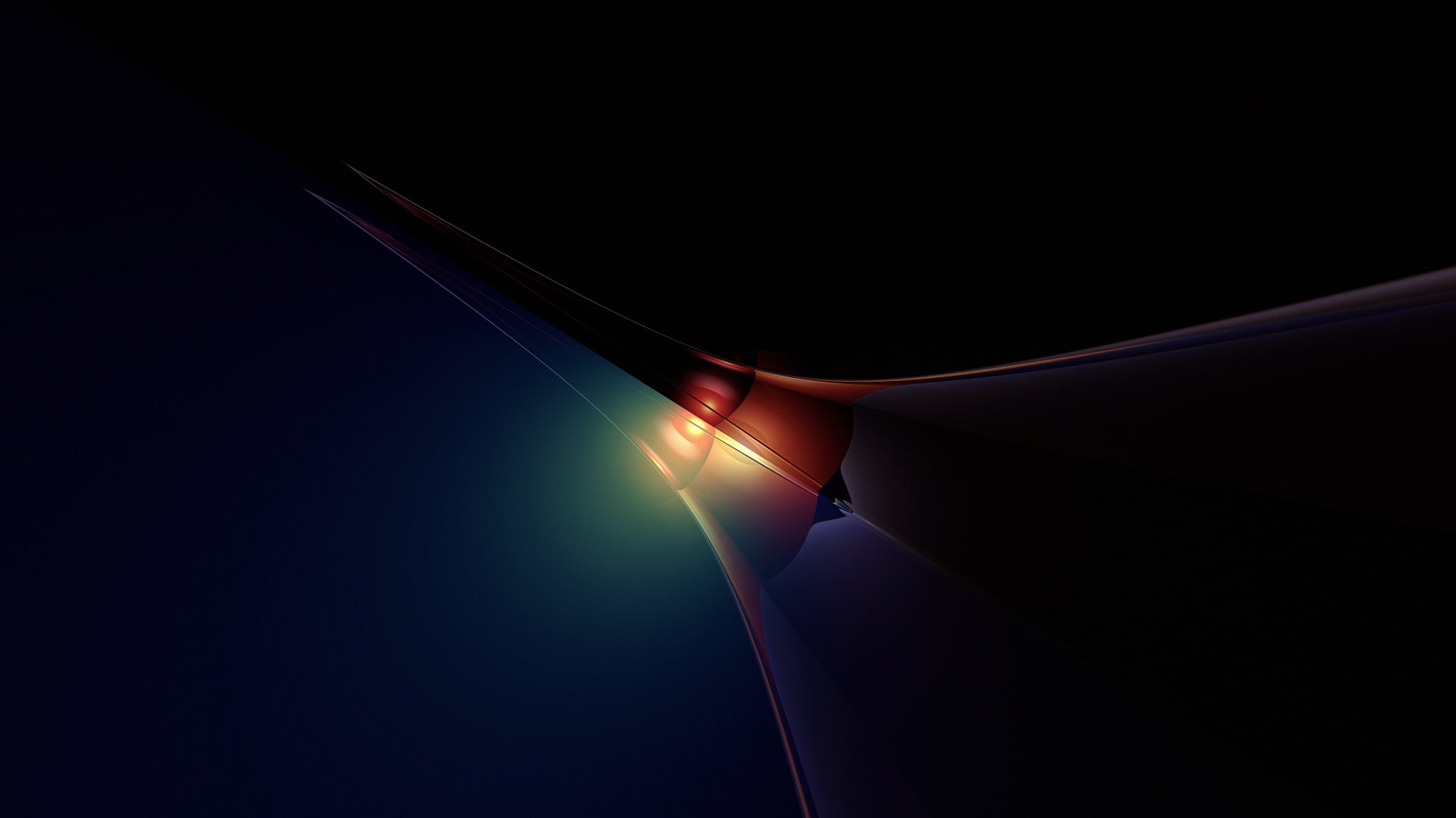 abstract, red, glowing, dark, black background, untitled, science, light - natural phenomenon, indoors, light beam, long exposure, no people, motion, multi colored, HD Wallpaper