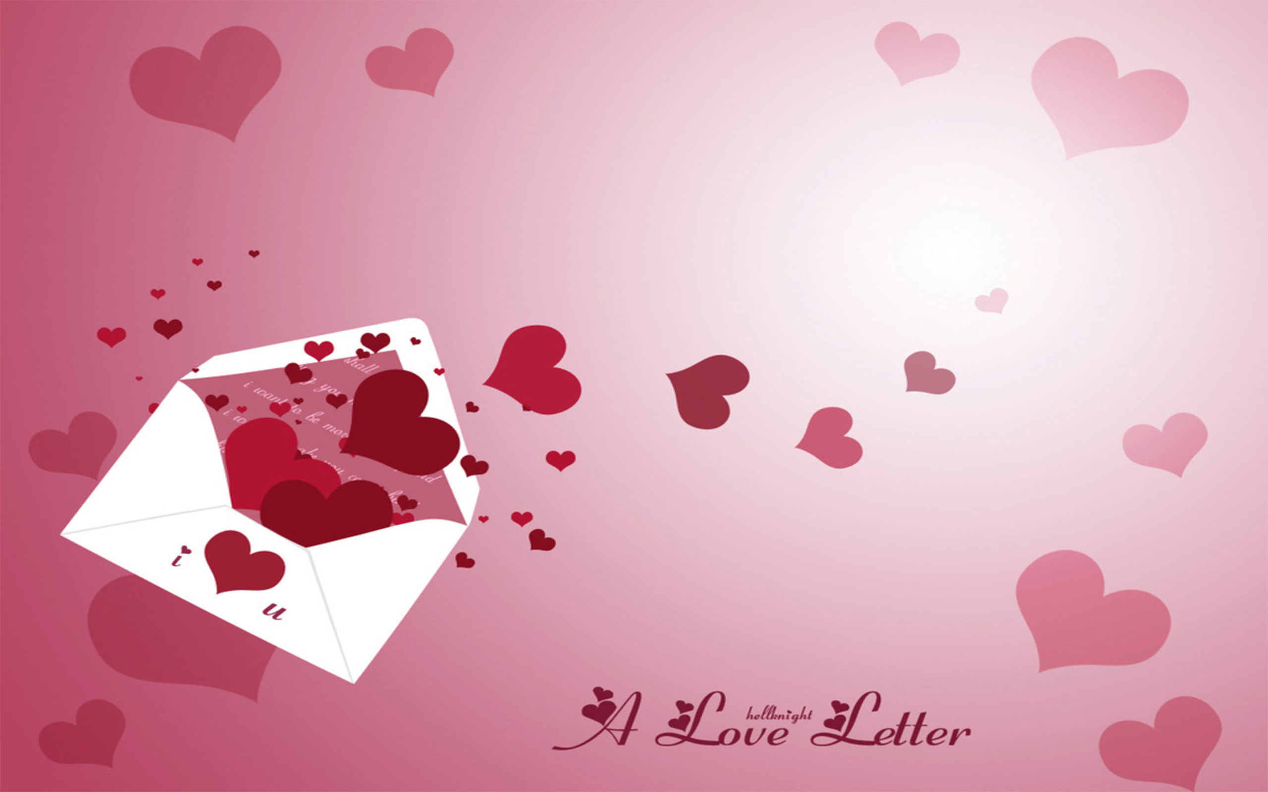 powerpoint, background, valentine, 2K, pink, HD Wallpaper