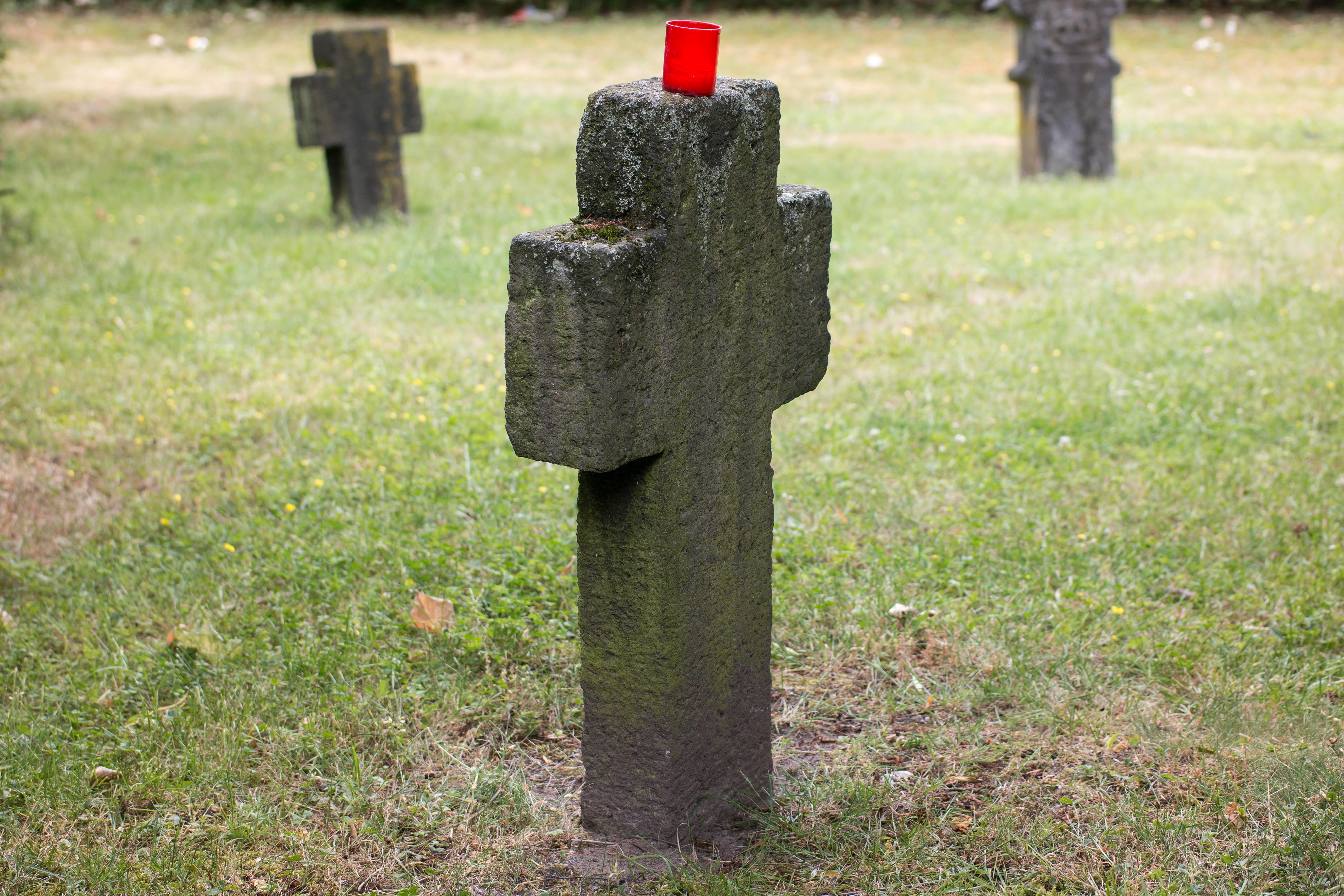 field, sadness, 4K, mourning, plant, hope, day, old, dead, die, memory, memorial, no people, stone material, tombstone, stone, resting place, death, grave light, HD Wallpaper