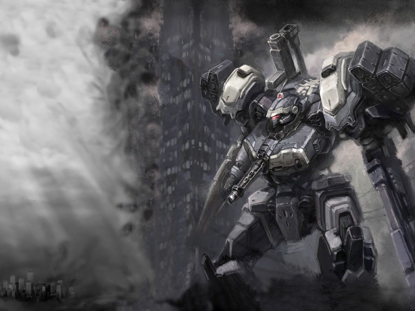 core, mecha, armored, 720P, HD Wallpaper