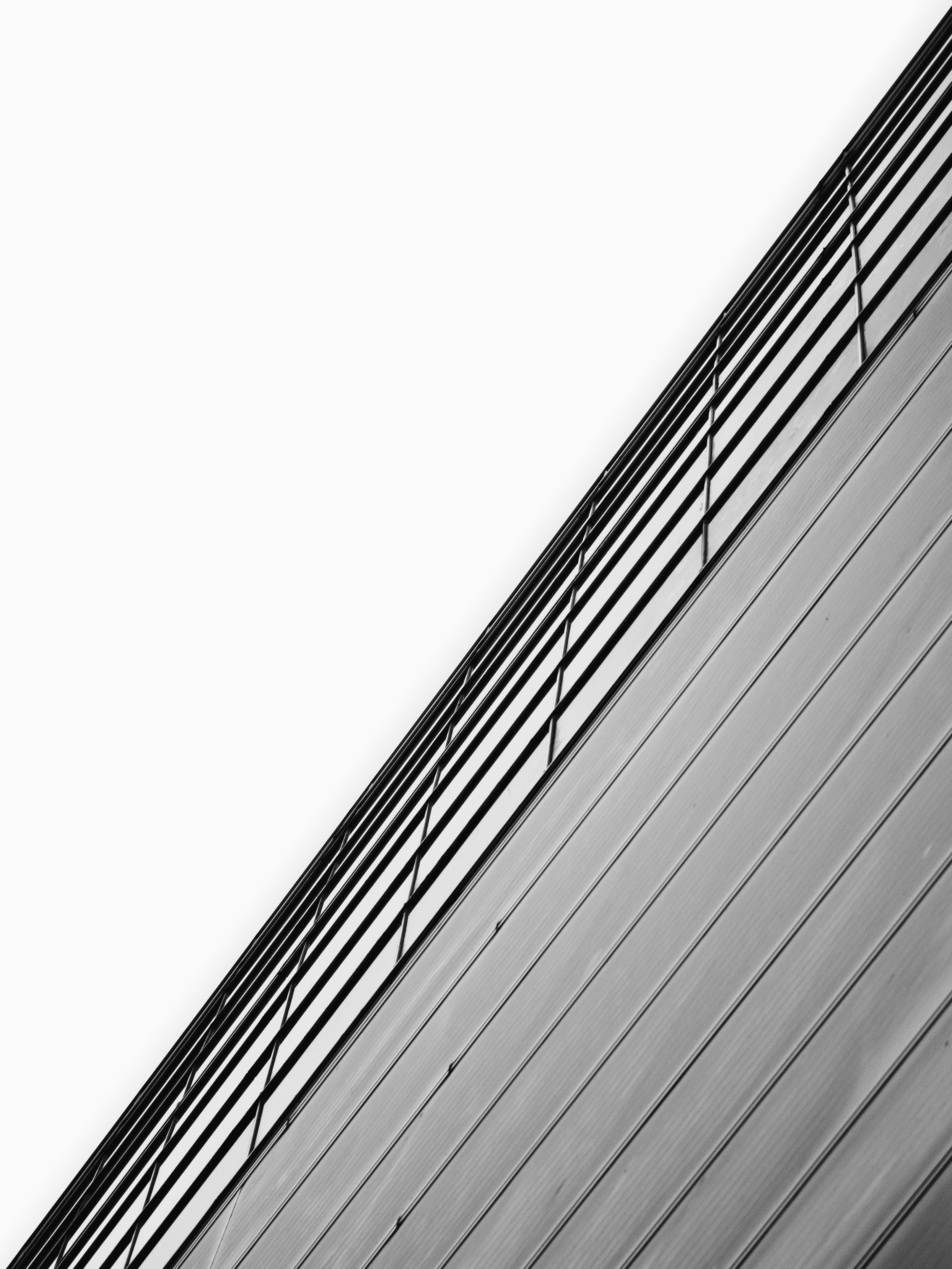 bridge - man made structure, no people, wall - building feature, architecture, metal, urban, building exterior, diagonal, day, adelaide botanic garden, Phone HD Wallpaper