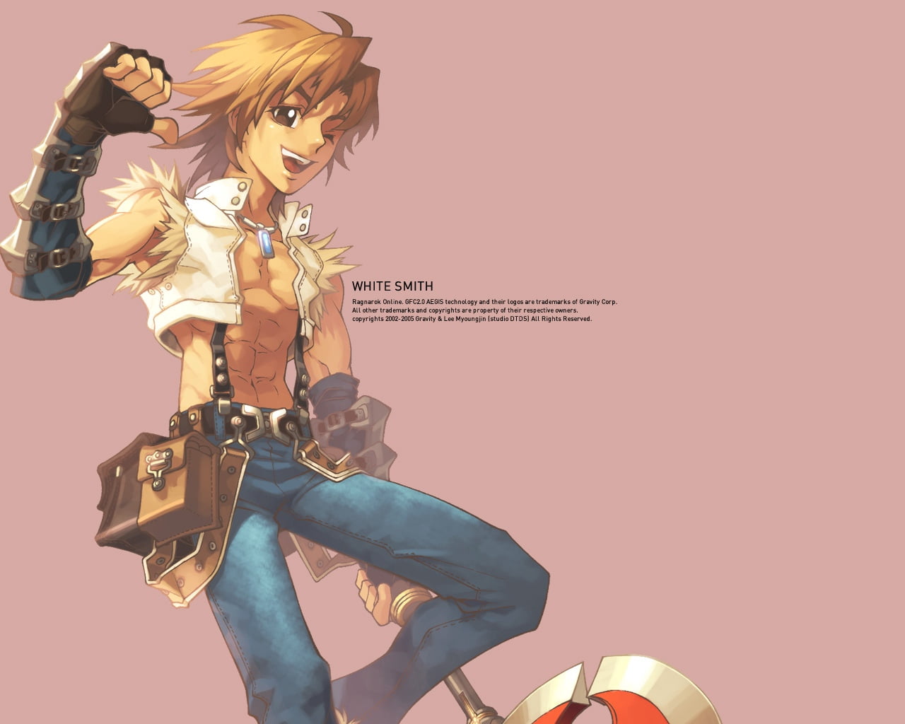 one person, holding, blond, young adult, studio shot, ragnarok online, women, smith, jeans, human representation, male likeness, 720P, nature, HD Wallpaper