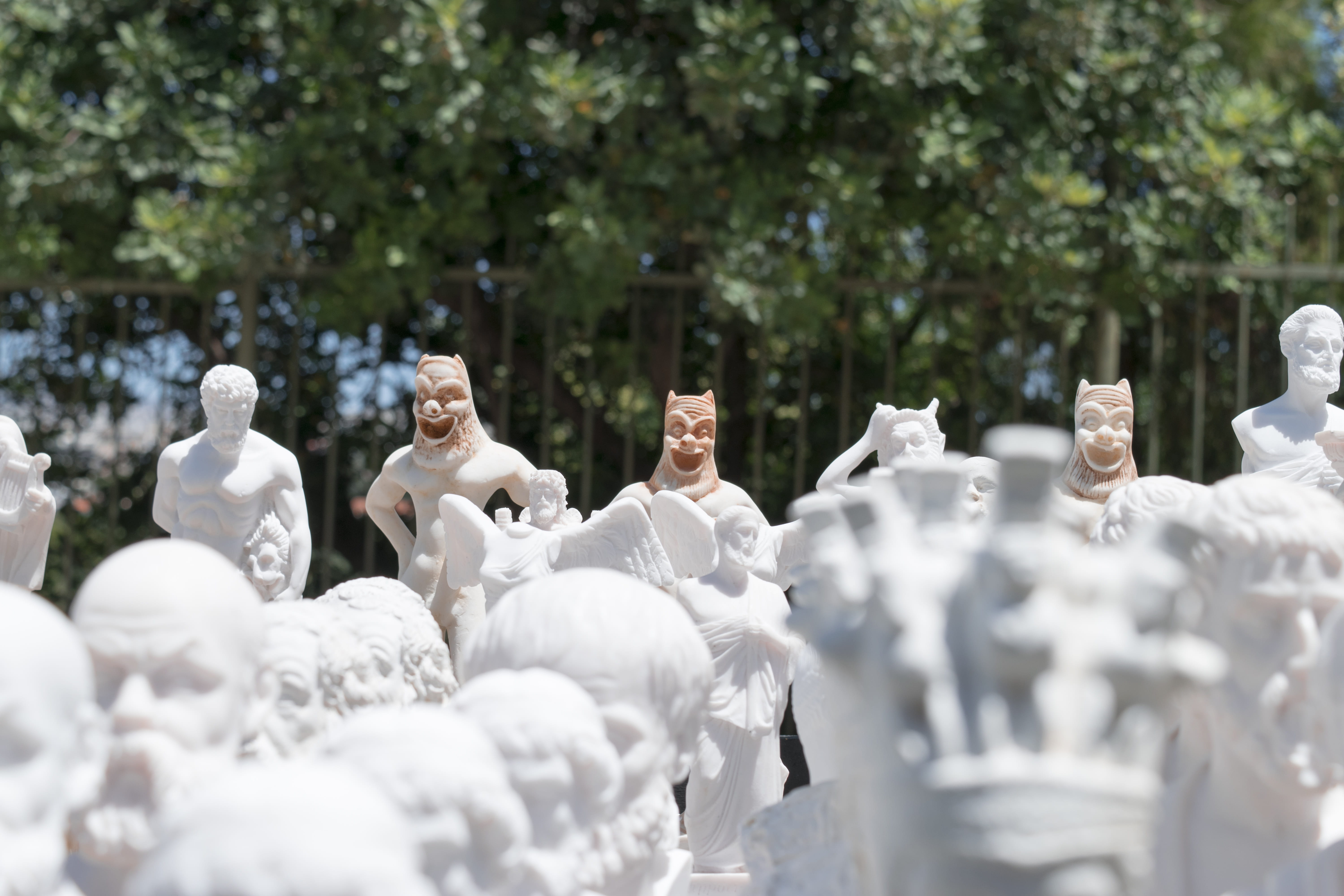 selective focus, representation, creativity, thisio, summer, male likeness, outdoors, day, vocation, craft, park, park - man made space, tree, group of objects, HD Wallpaper