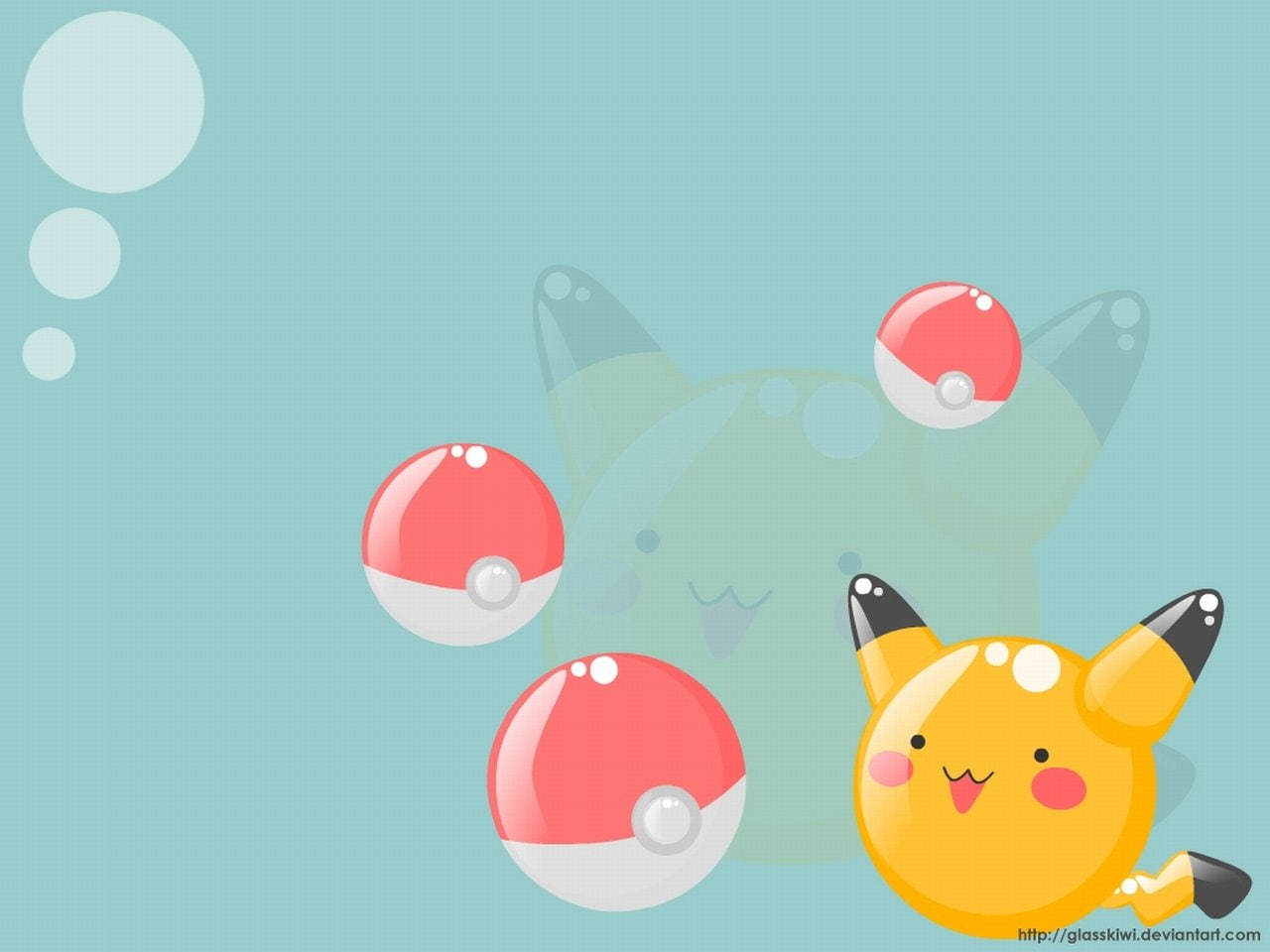 lighting equipment, group of objects, cute, Pikachu, colored background, arts culture and entertainment, celebration, no people, green color, nature, yellow, HD Wallpaper
