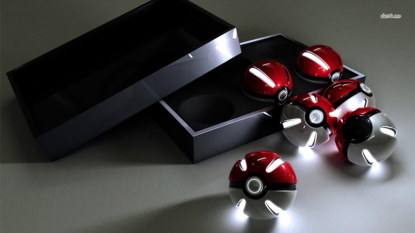 Pokeball, 720P, Pokémon, HD Wallpaper