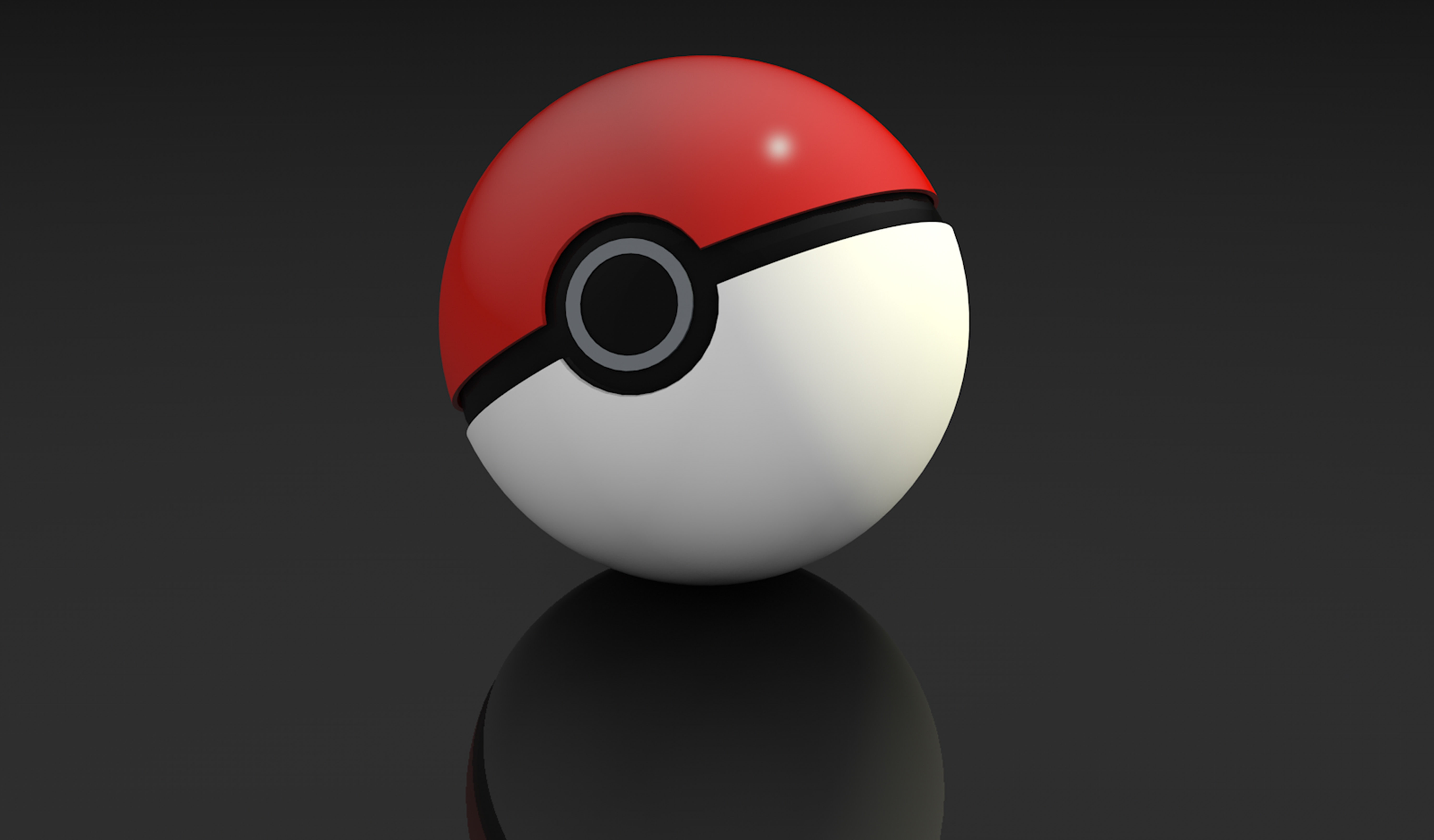 shape, gray, sphere, pokemon, sport, reflection, cut out, black background, pokeball, studio shot, leisure games, indoors, single object, close-up, 5k, HD Wallpaper