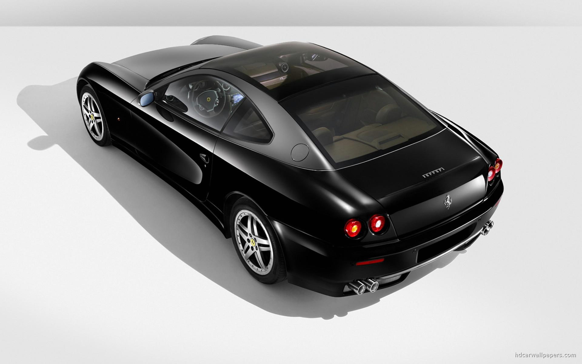 ocupe, luxury, 1080P, blacko, cars, ferrari, scaglietti, HD Wallpaper