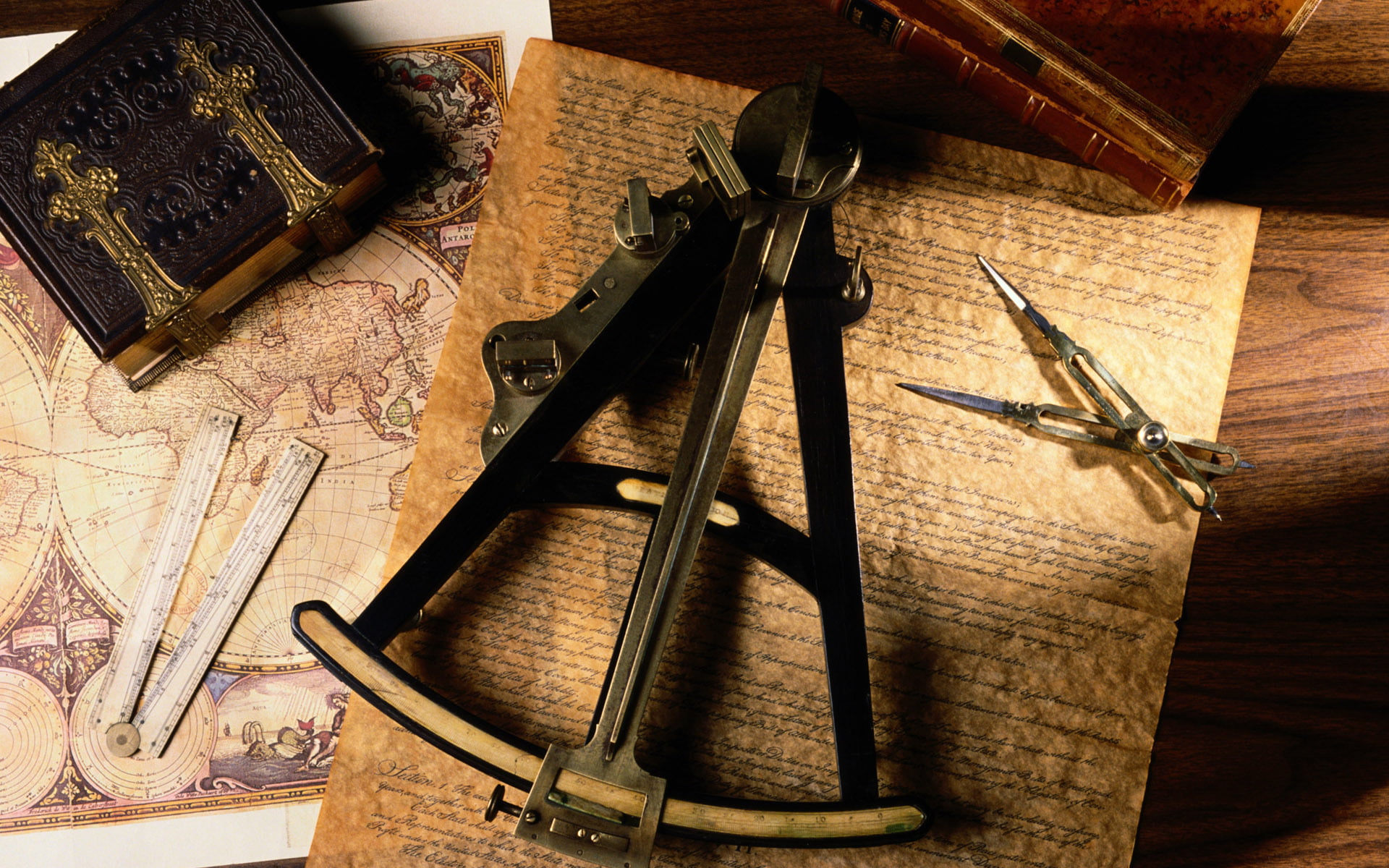 publication, pen, hand tool, equipment, high angle view, wood - Material, devices, still life, art and craft, metal, black, obsolete, the Past, vintage, HD Wallpaper