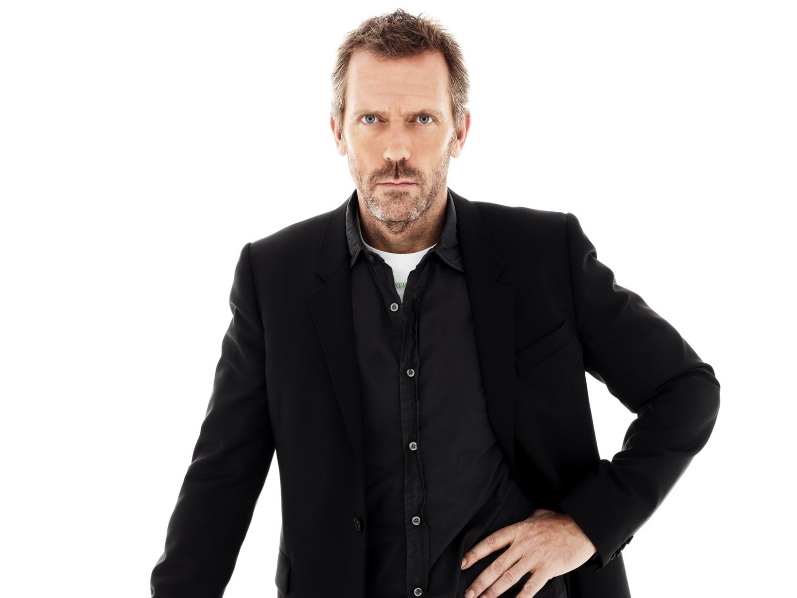 males, mid adult, house m.d., business, white background, portrait, studio shot, business person, front view, mid adult men, Dr. house, indoors, standing, HD Wallpaper
