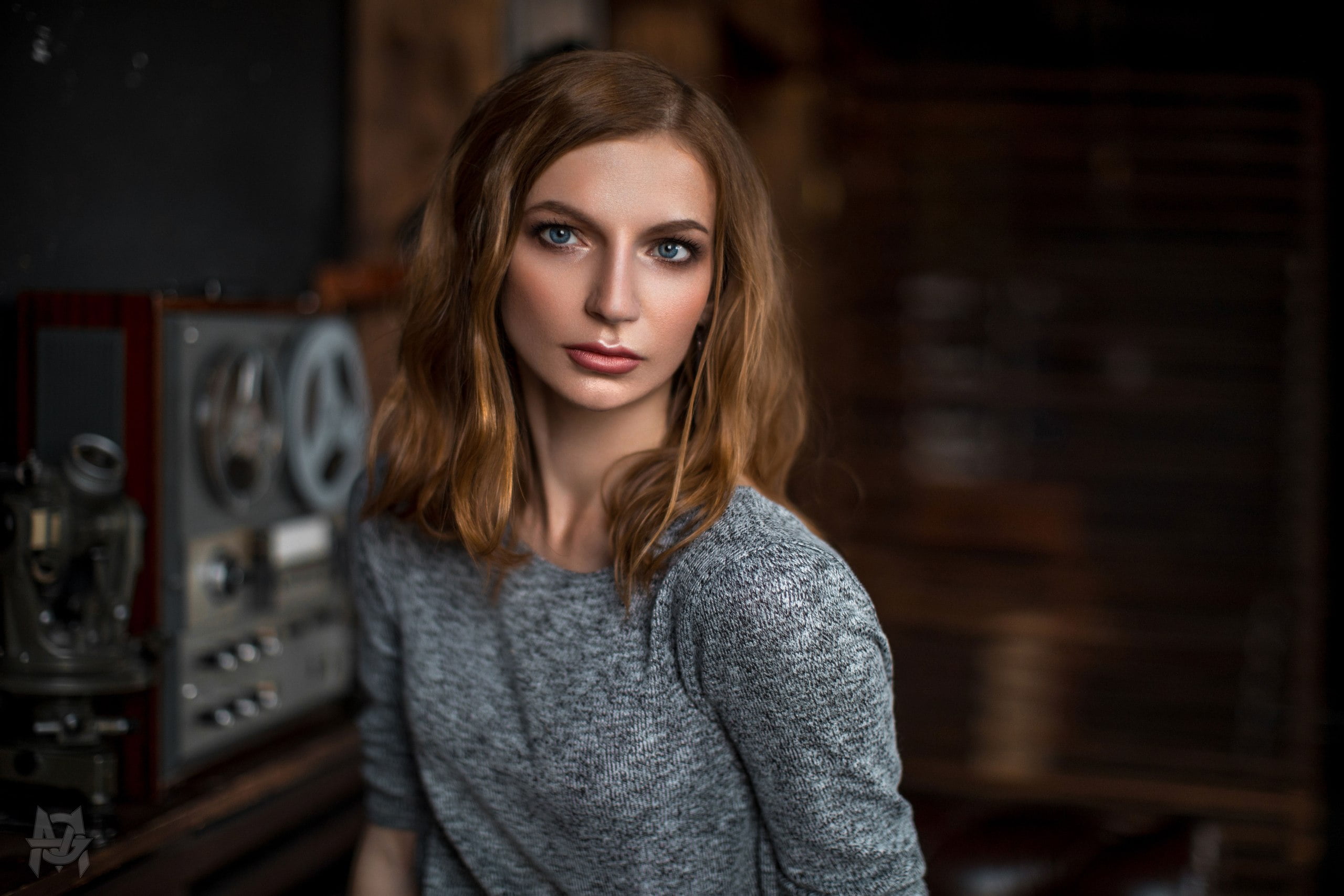 women, Mikhail Nikolaevich, portrait, model, 2K, HD Wallpaper