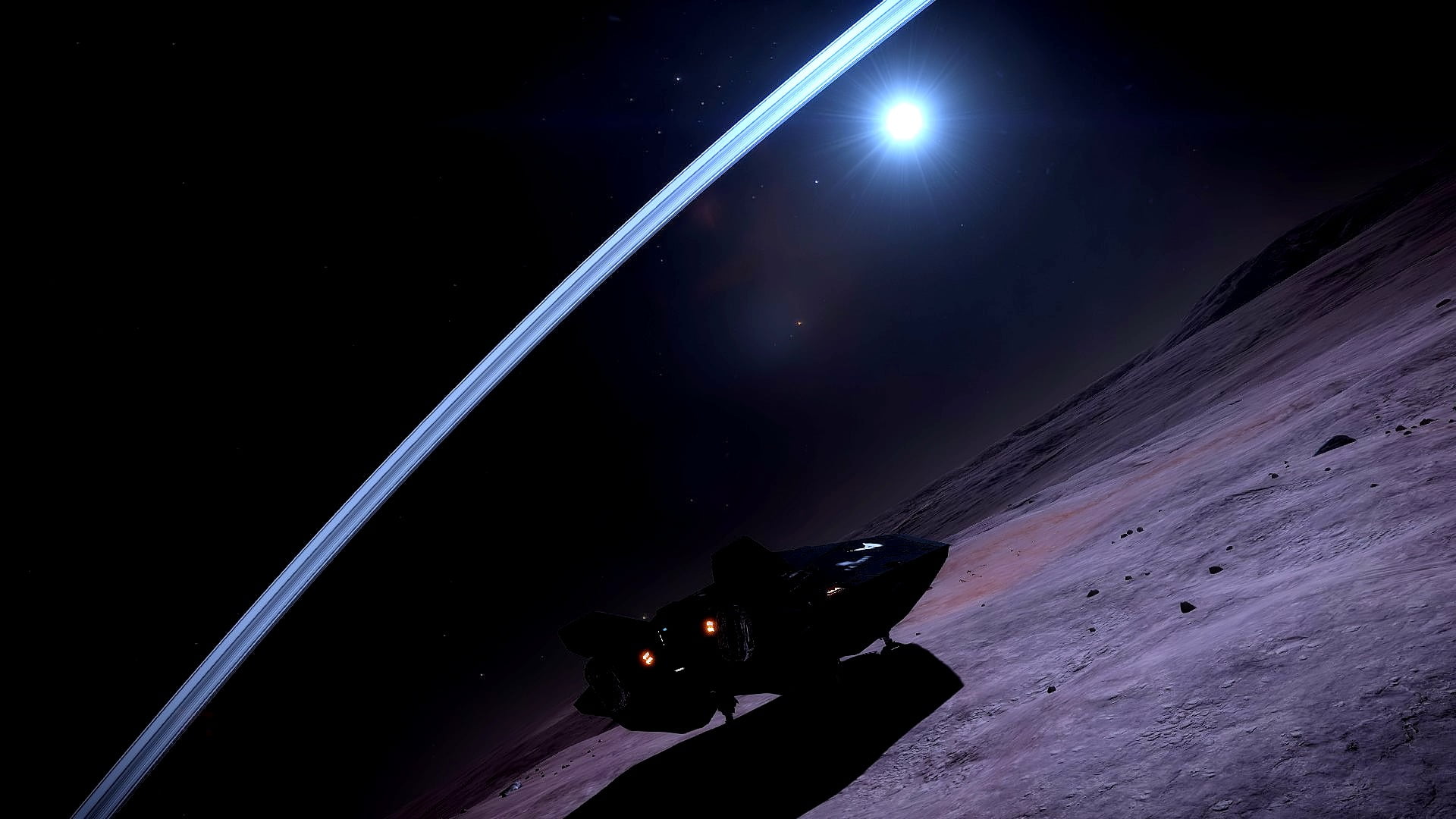 astronomy, exploration, sky, white, beauty in nature, space, moon, scooter, Elite: Dangerous, illuminated, 1080P, lighting equipment, real people, motor, HD Wallpaper