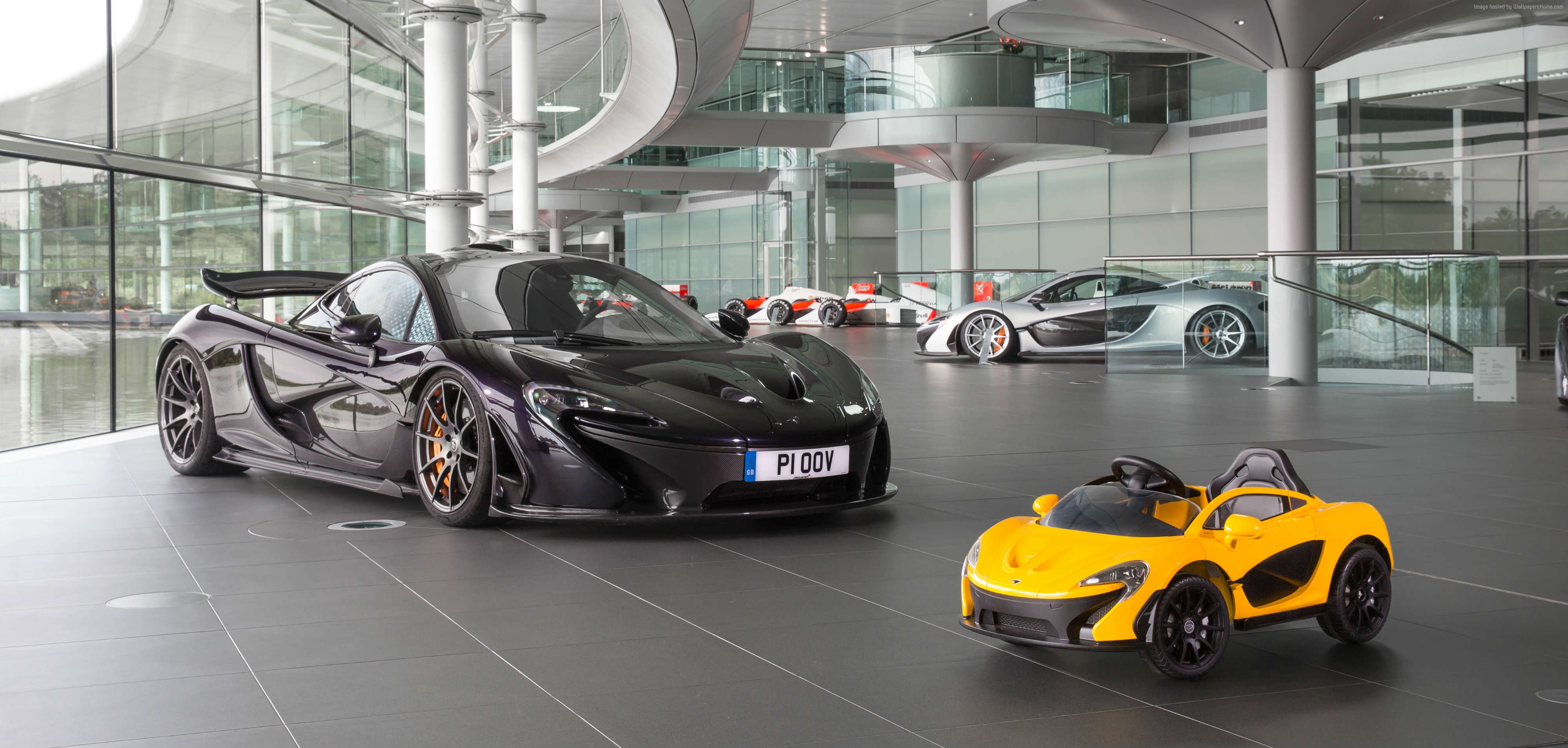 electric cars, Mclaren p1, toy car, supercar, 4K, HD Wallpaper