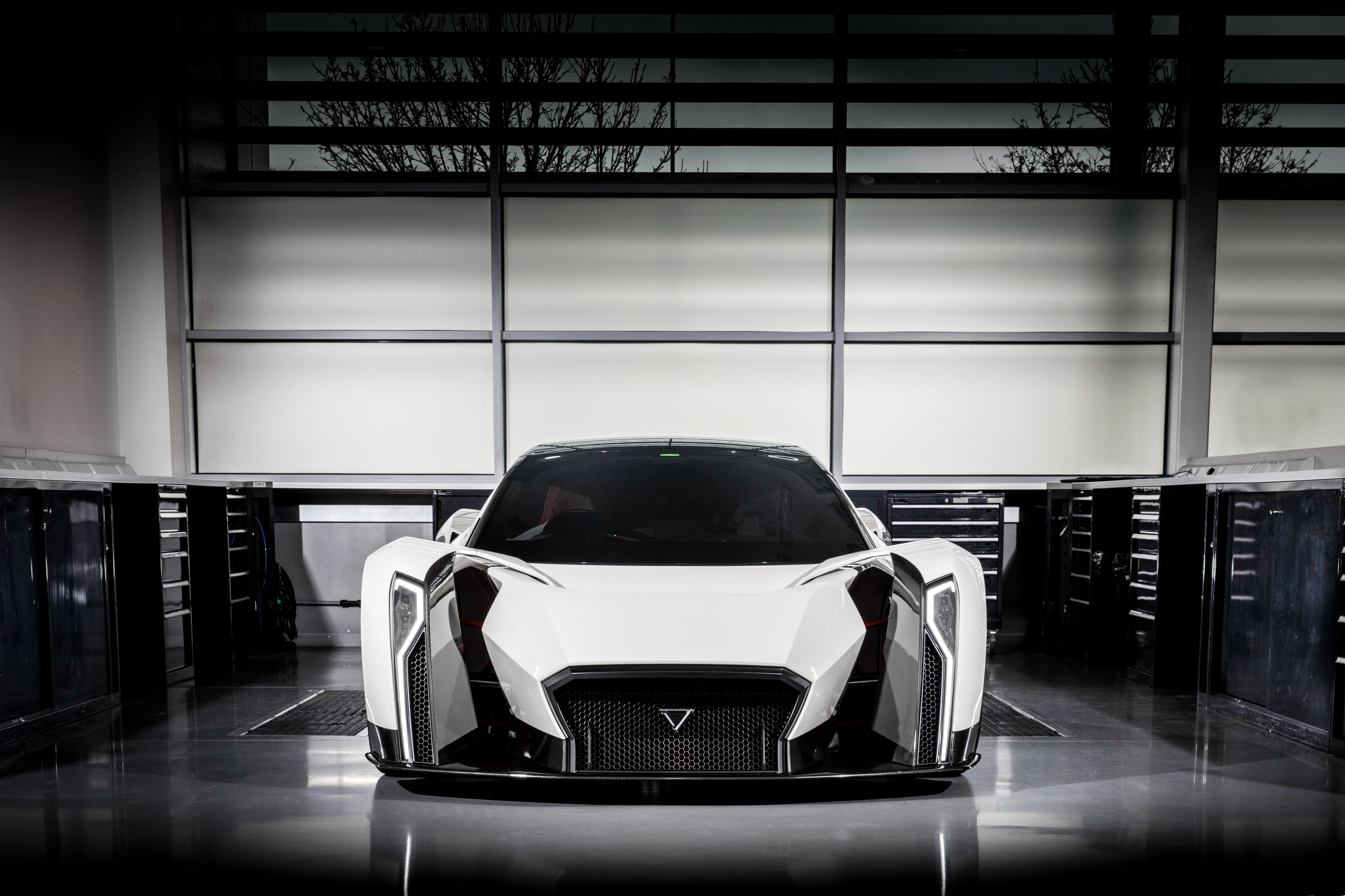 2017, 4K, Geneva Motor Show, Vanda Electrics Dendrobium, Electric Supercar, HD Wallpaper