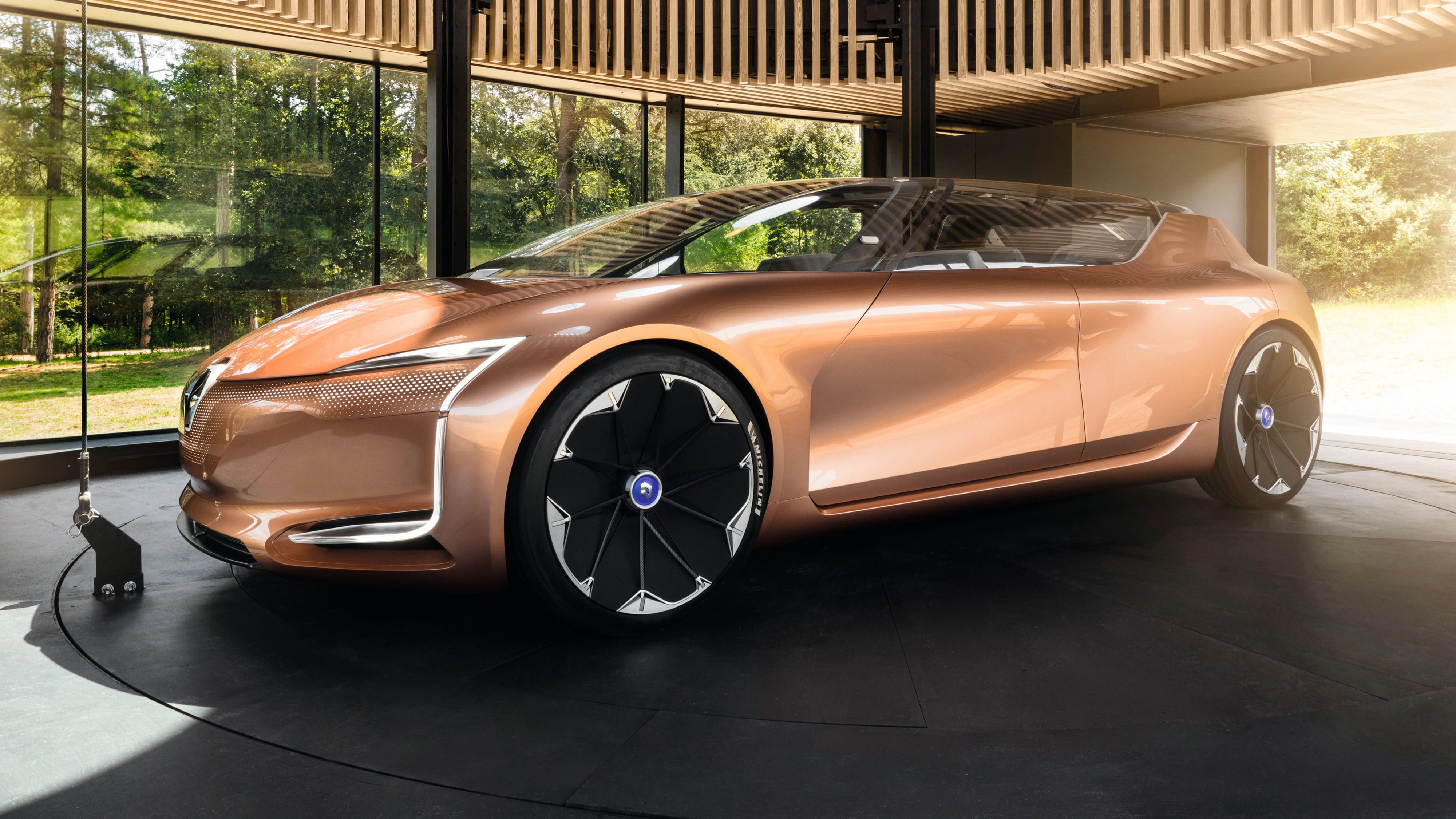 2017, Frankfurt Motor Show, EV Concept, 4K, Renault Symbioz, 4K, Autonomous, HD Wallpaper