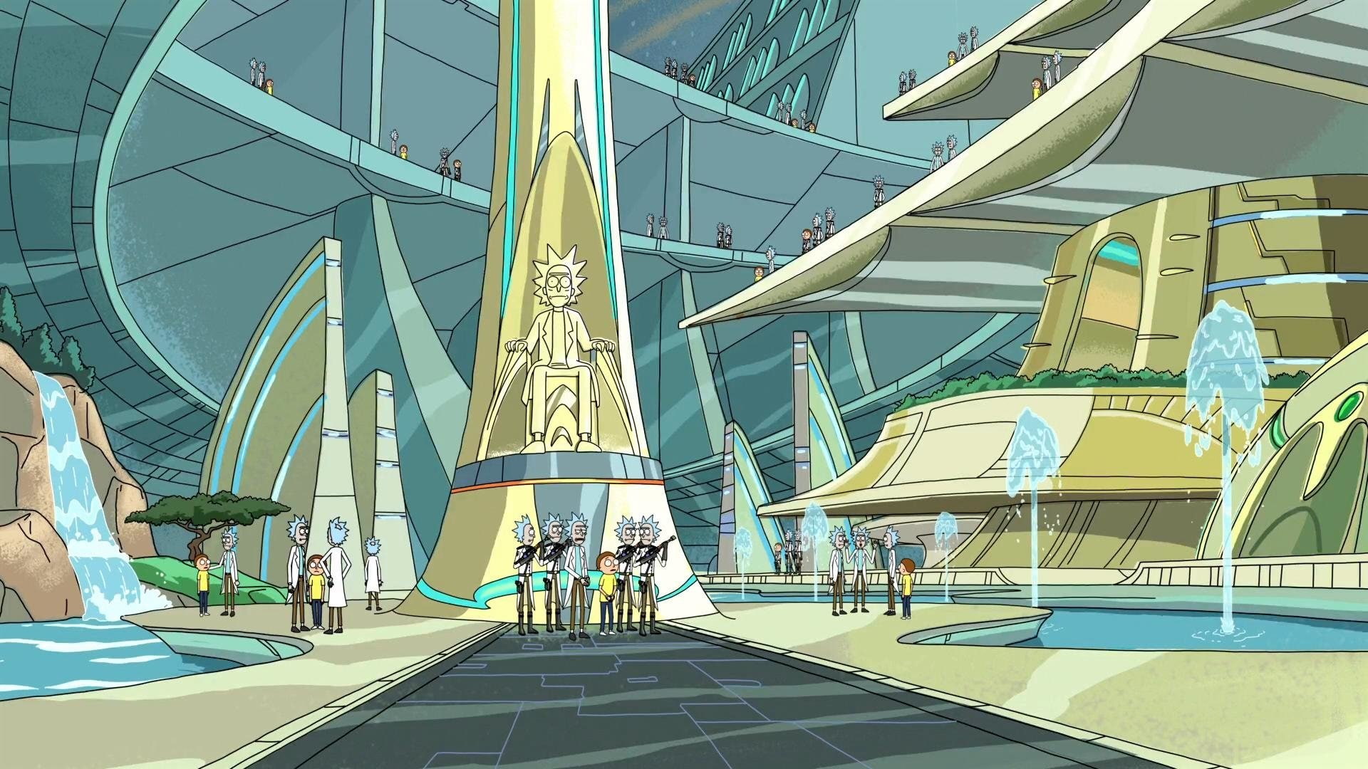 Rick and Morty, TV Show, 1080P, Morty Smith, Rick Sanchez, Council of Ricks, HD Wallpaper