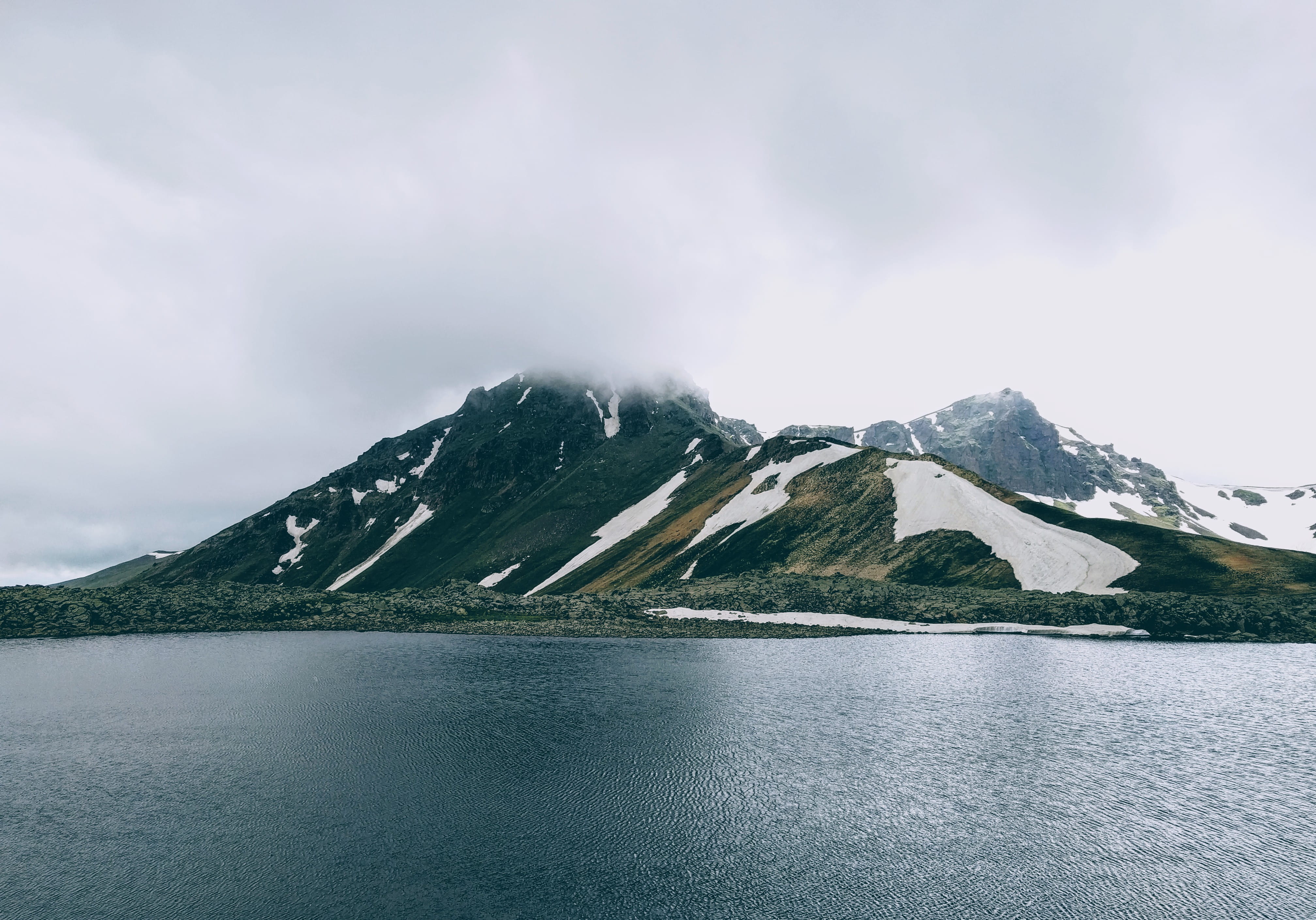 fog, sky, nature, mountain, scenics - nature, mountain Range, no People, day, cover, body, cloud, snow, cloud - Sky, near, beauty in nature, outdoors, landscapes, HD Wallpaper